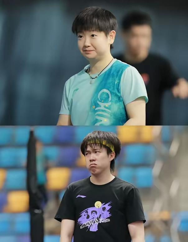 笑死了！

​全网都知道了。

​训练场上王楚钦和莎莎正常练球。

​王楚钦拉球