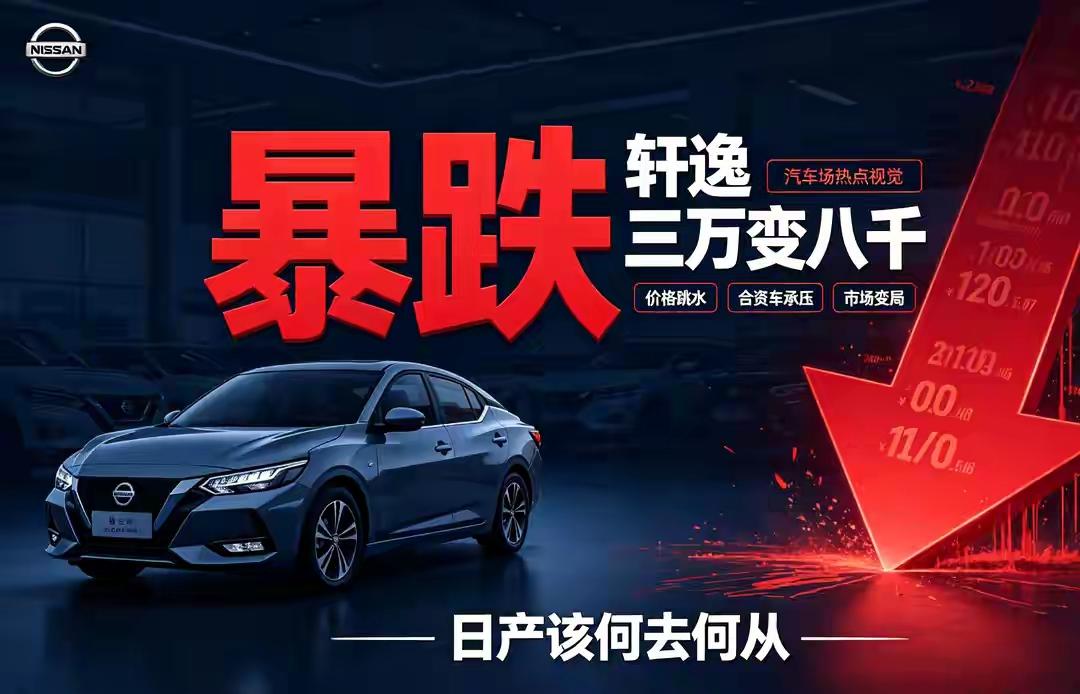 一代神车——日产轩逸，今年正式跌落神坛！
这也代表着合资燃油车的神话破灭了！