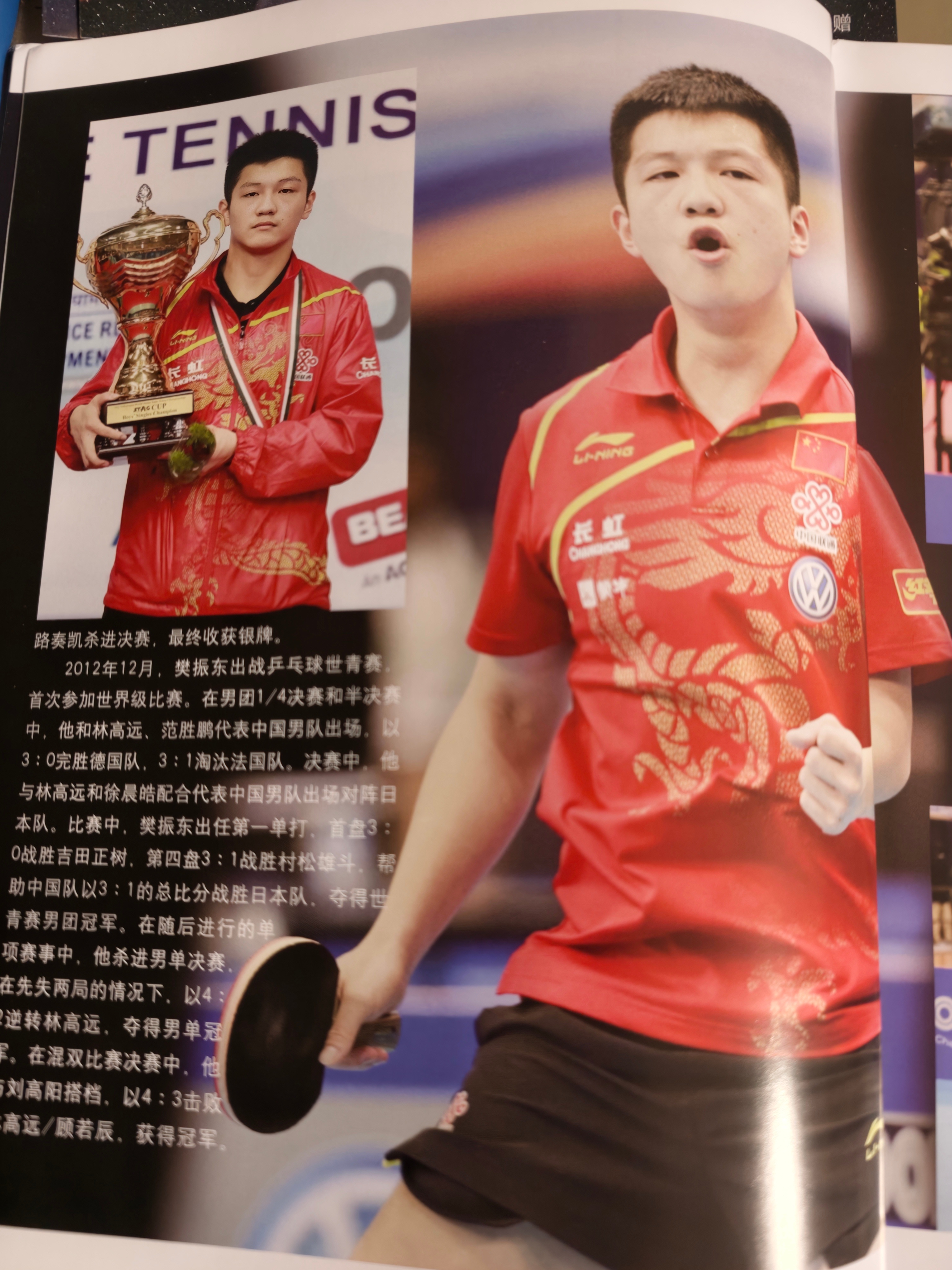 樊振东起点·少年行:2012年-2014年从天才少年到最年少的世界冠军。 