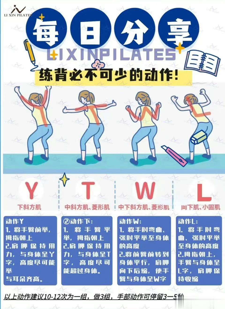 #杨紫背好薄#那还有啥说的，练呗！练背的几个动作：Y，T，W，L不同动作练不同肌
