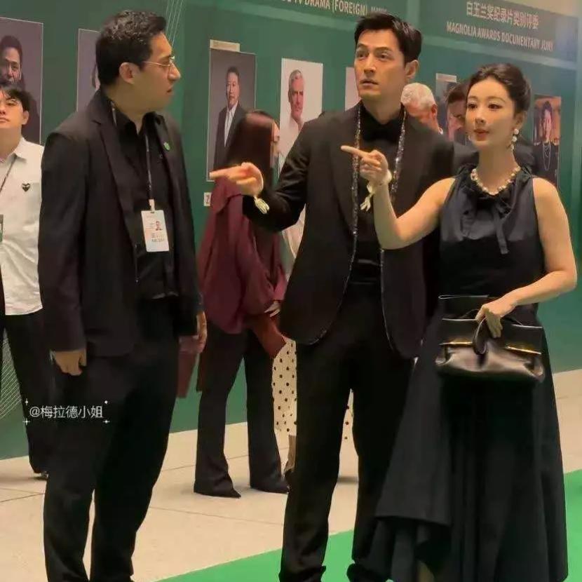星光同框气质在线，穿搭只是锦上添花
 
白玉兰晚宴杨紫和胡歌难得同框，两人状态都