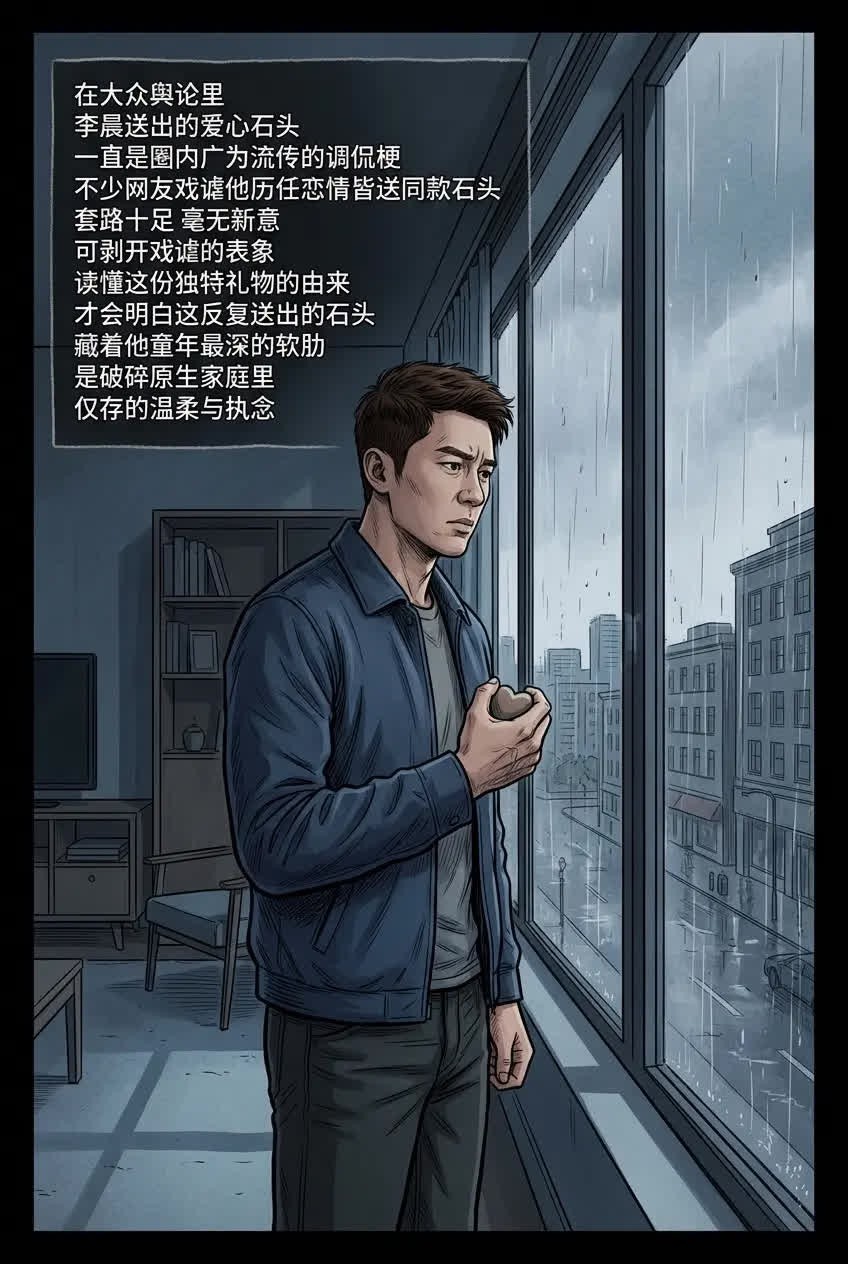 心形石头的背后，是?TA破碎的原生家庭！明星背后故事 