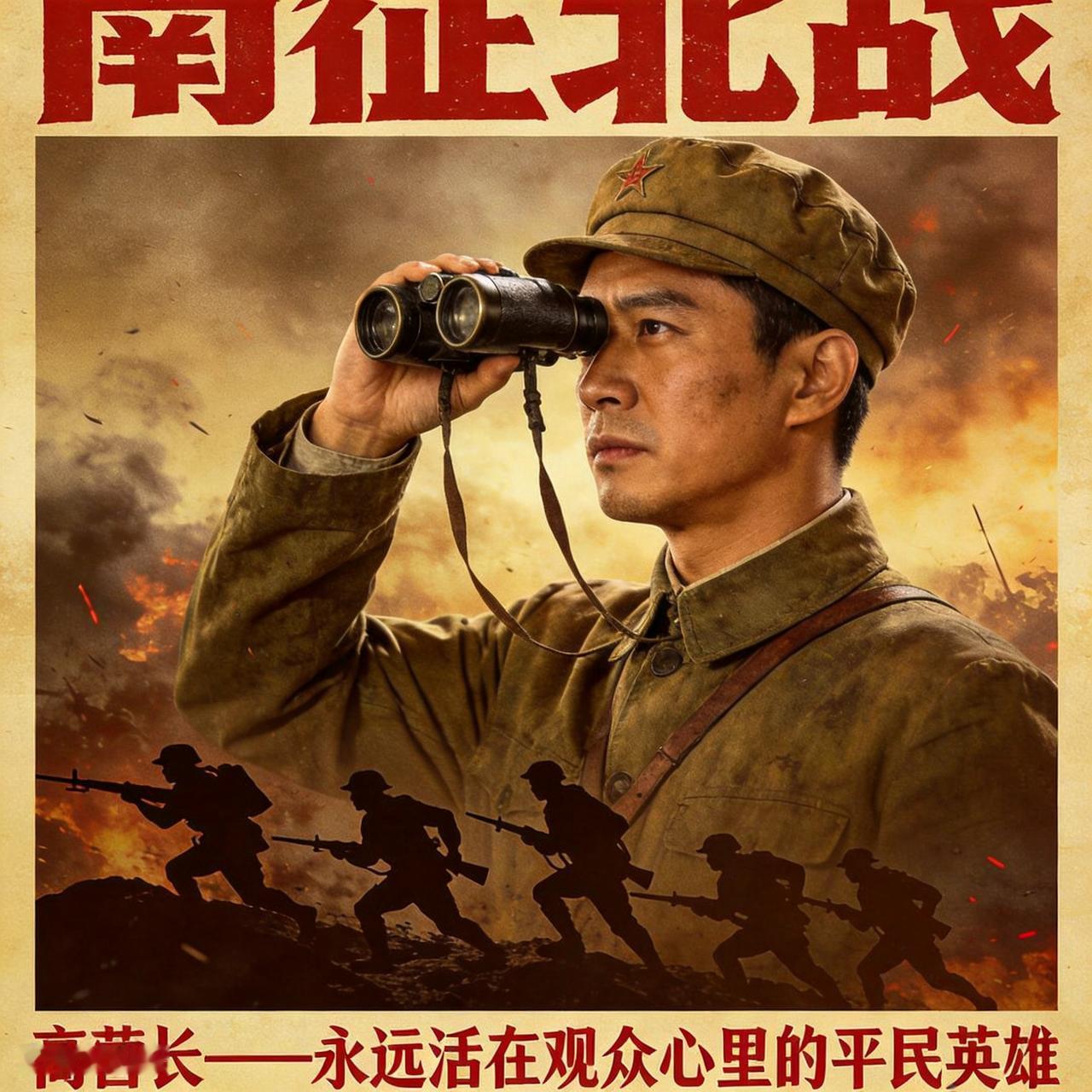 《<南征北战>：高营长，永远活在观众心里的平民英雄》
重看红色经典《南征北战》，