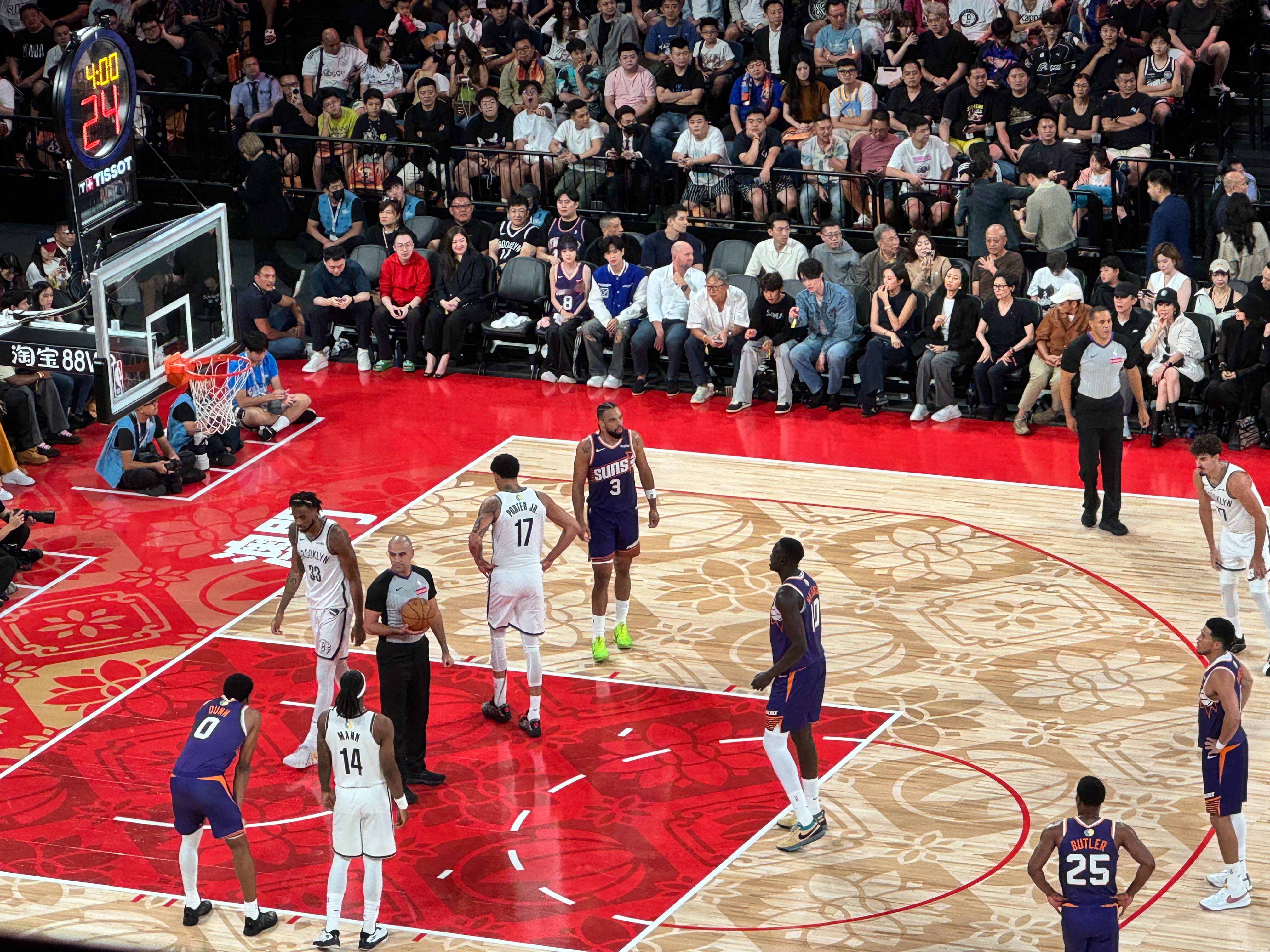 马努阿奇在澳门拿到NBA生涯第一分！nba中国赛2025 // chinahaw