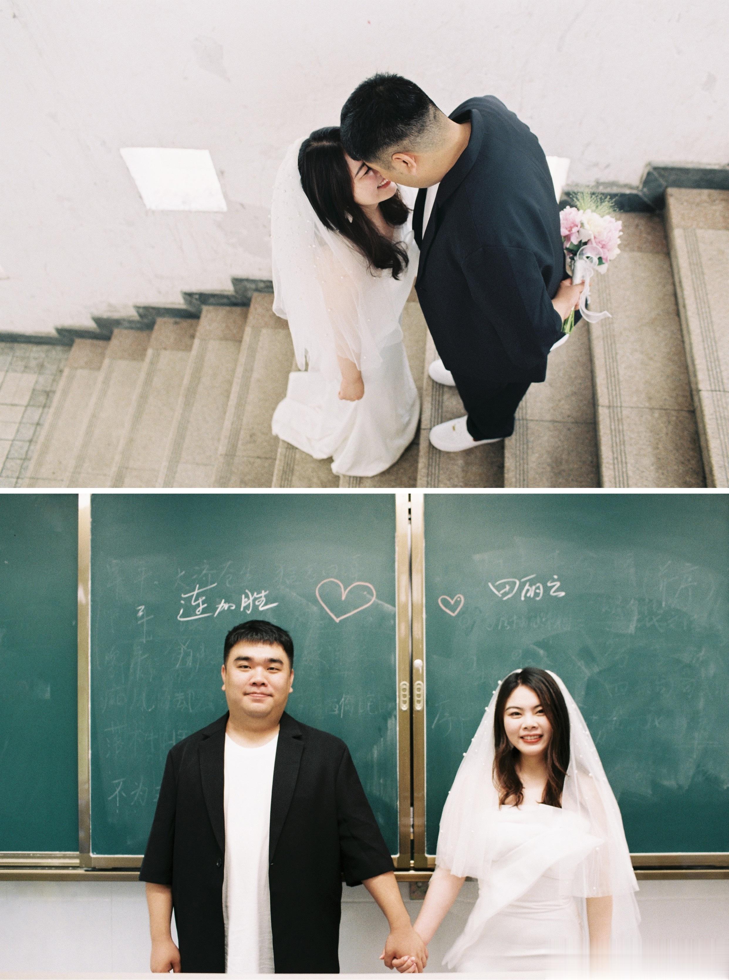 ｜情侣客片｜“若你决定灿烂 山无遮海无拦” 💐和客人回他们的母校拍摄，遇到他们