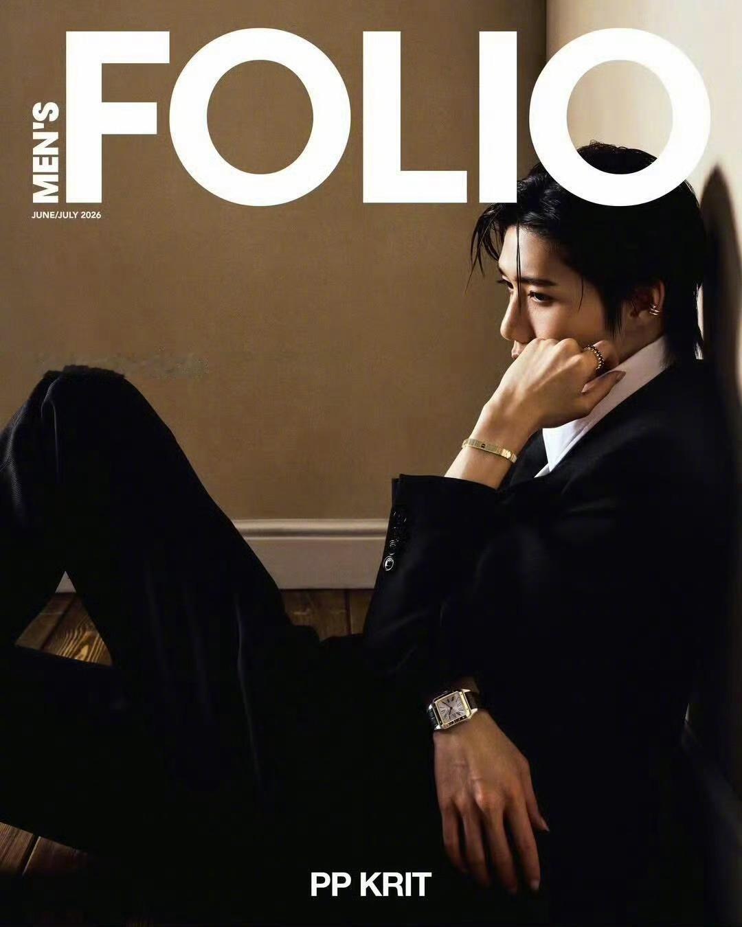 PP Krit出镜Men’s Folio新加坡版、马来西亚版六七月刊封面，卡地亚