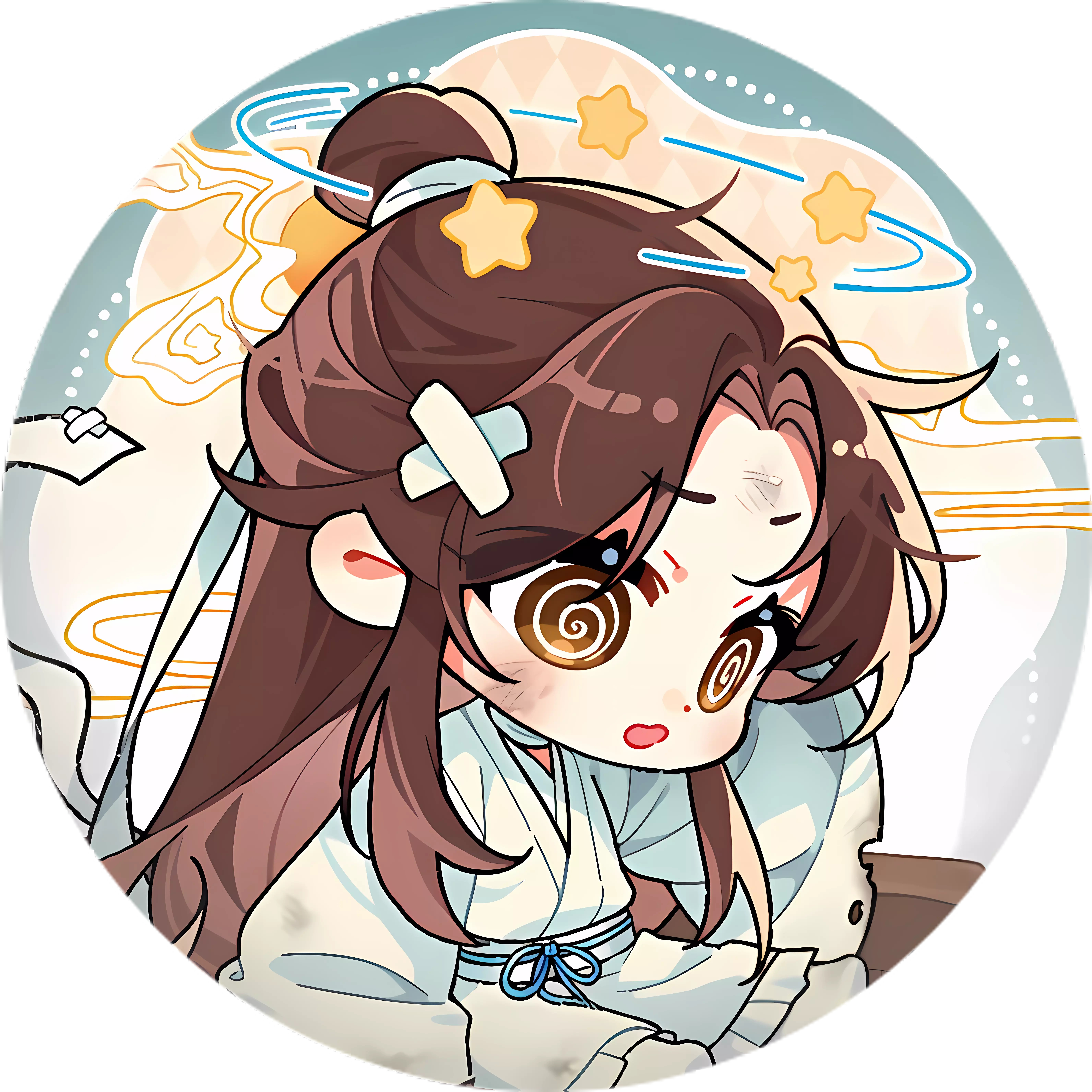 #天官赐福##二次元新鲜事#天官赐福动画衍生周边截修，玲珑骰系列这些圆形的徽章图