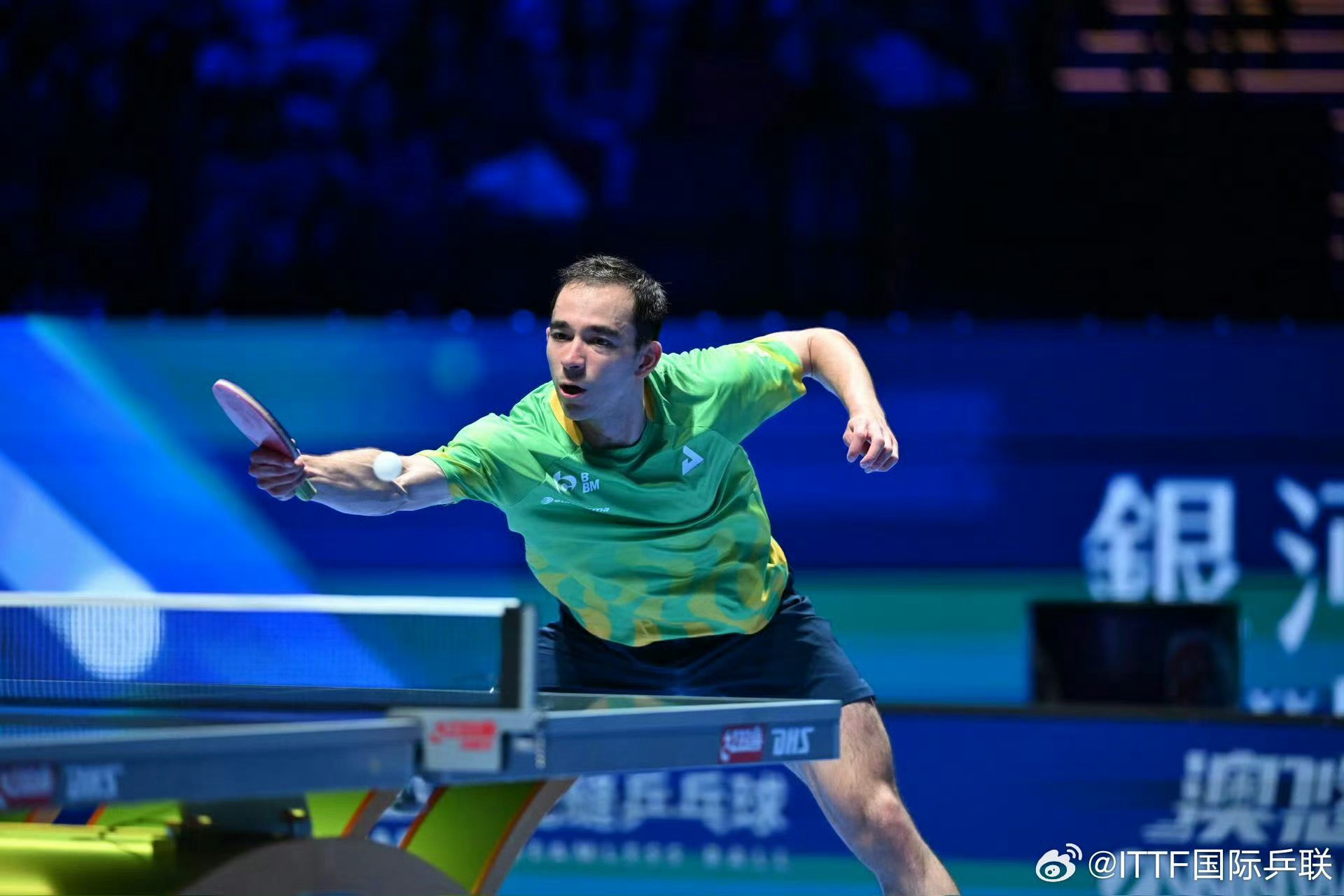 雨果铜牌林昀儒铜牌 澳门世界杯男单半决赛，雨果1比4王楚钦，获得澳门世界杯男单铜