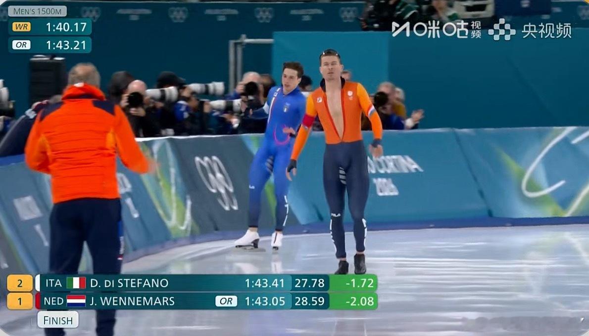 温内马斯破了奥运会纪录宁忠岩马上出场 