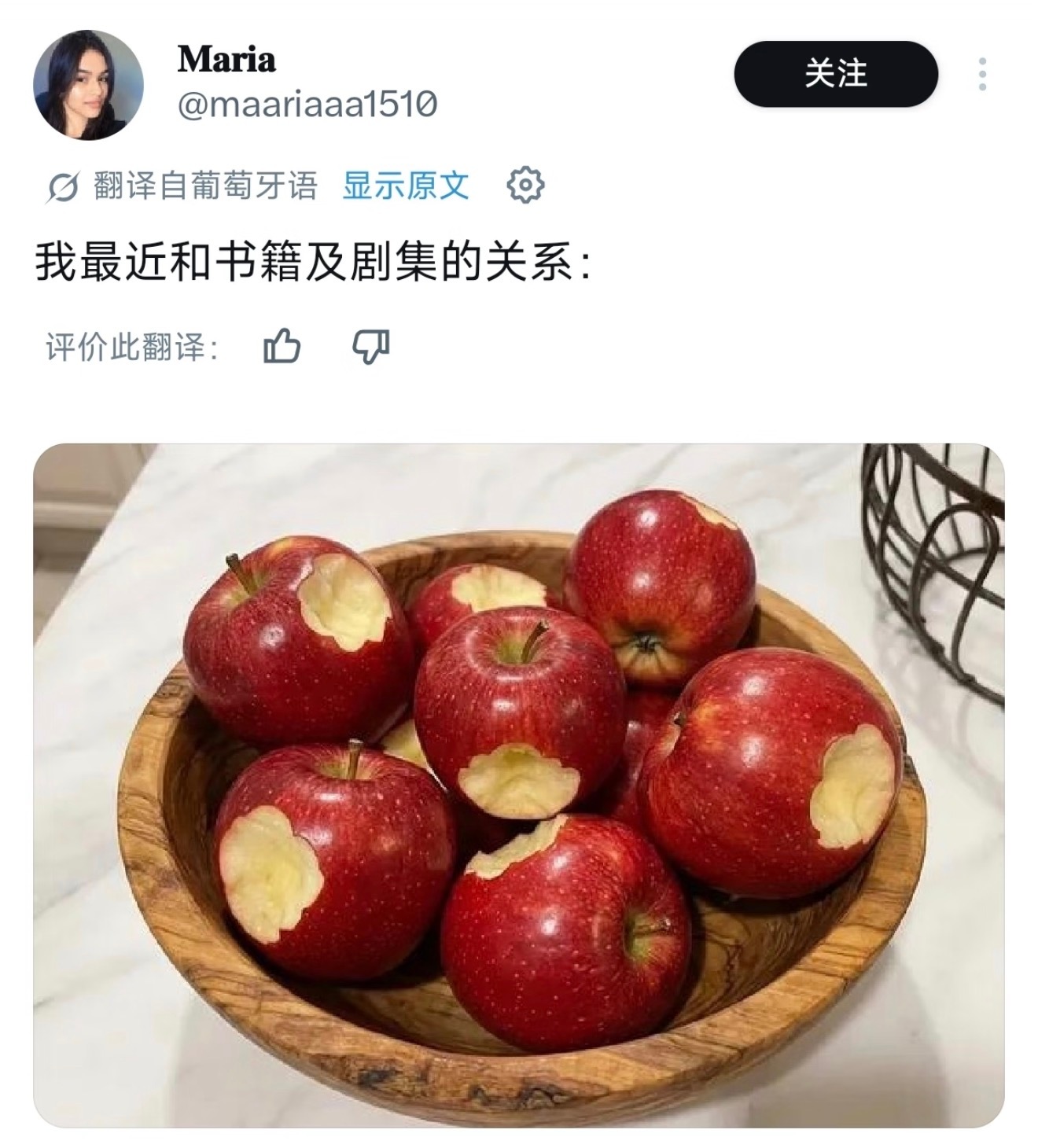 我最近和书籍以及剧集之间的关系be like： 