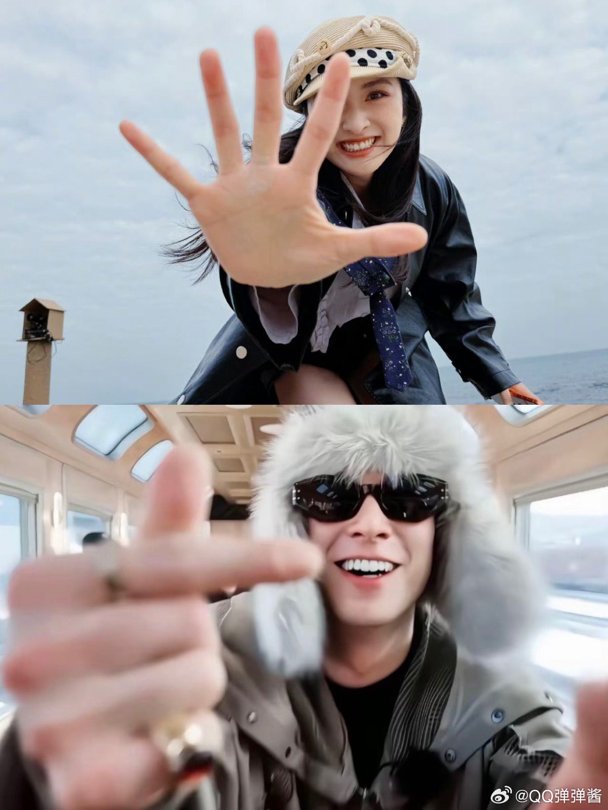 棣月系 棣月系 情头又🈶了！！！！我那很般配的明媚姐和真情哥！棣棣月月他俩比的