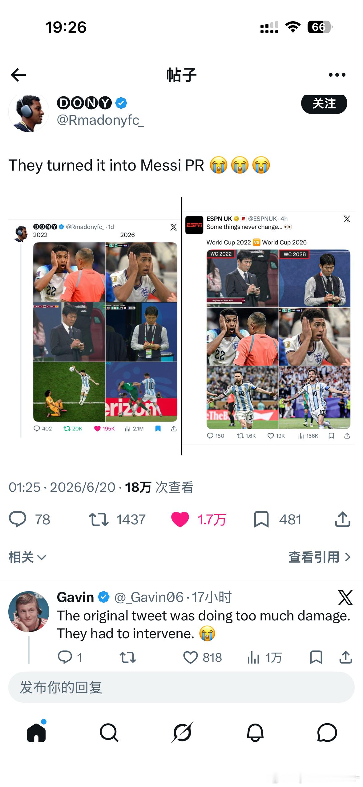 ESPN怎么还偷粉丝的帖子啊😧 