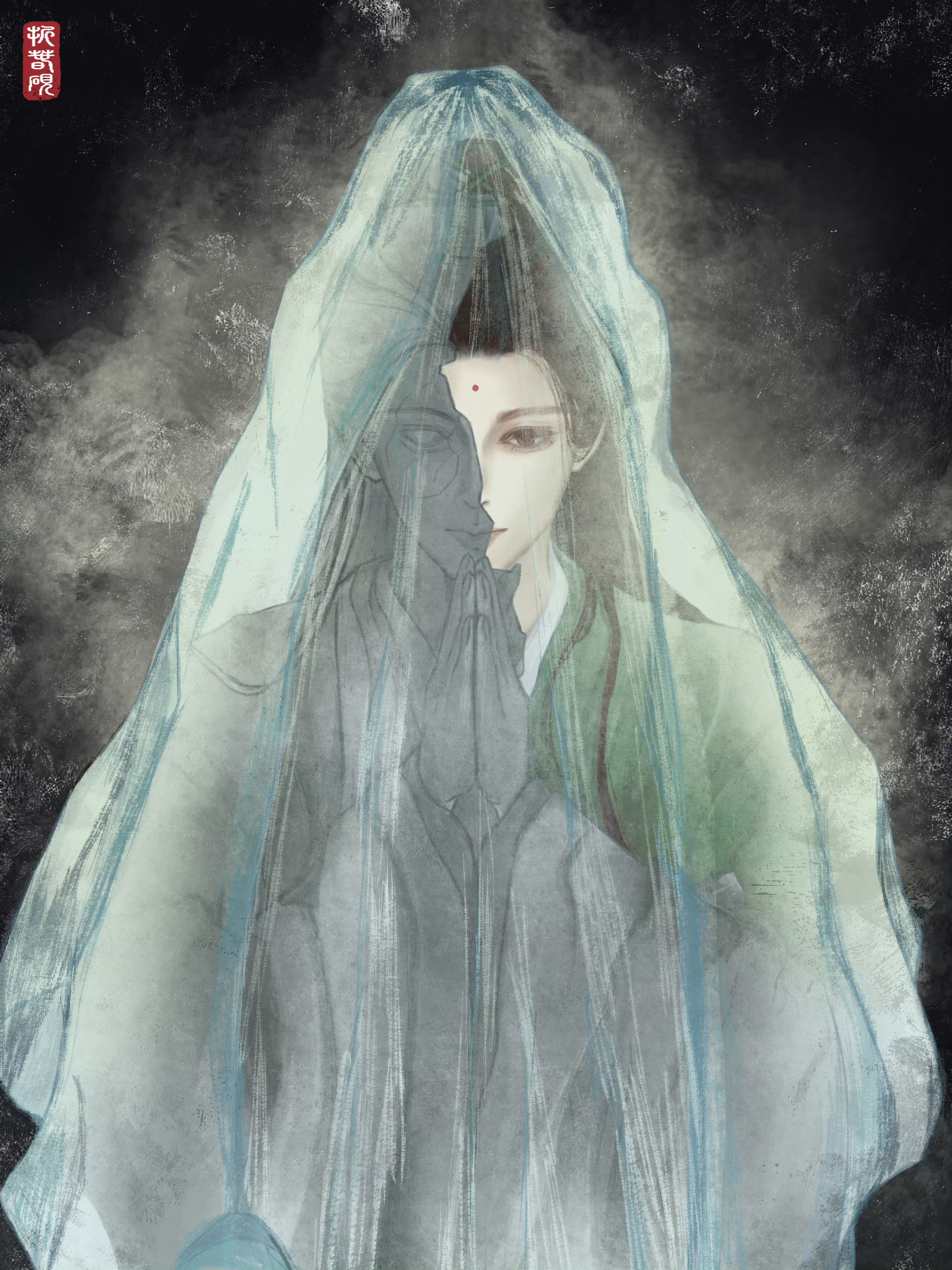 一念清净，一念放下。 