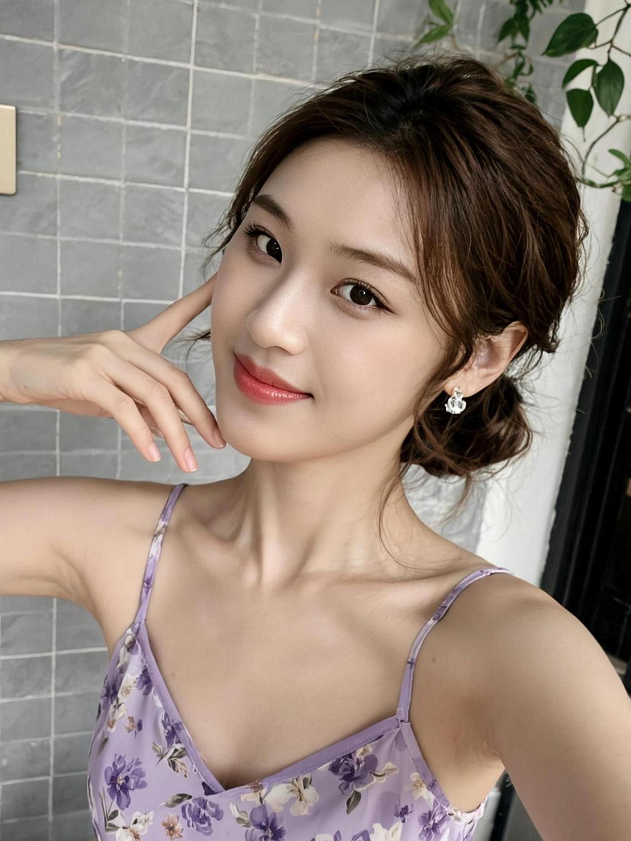 这自拍角度是认真的吗？照镜子都能照出“男友视角”这种玄学，我怀疑我手机里装的是爱