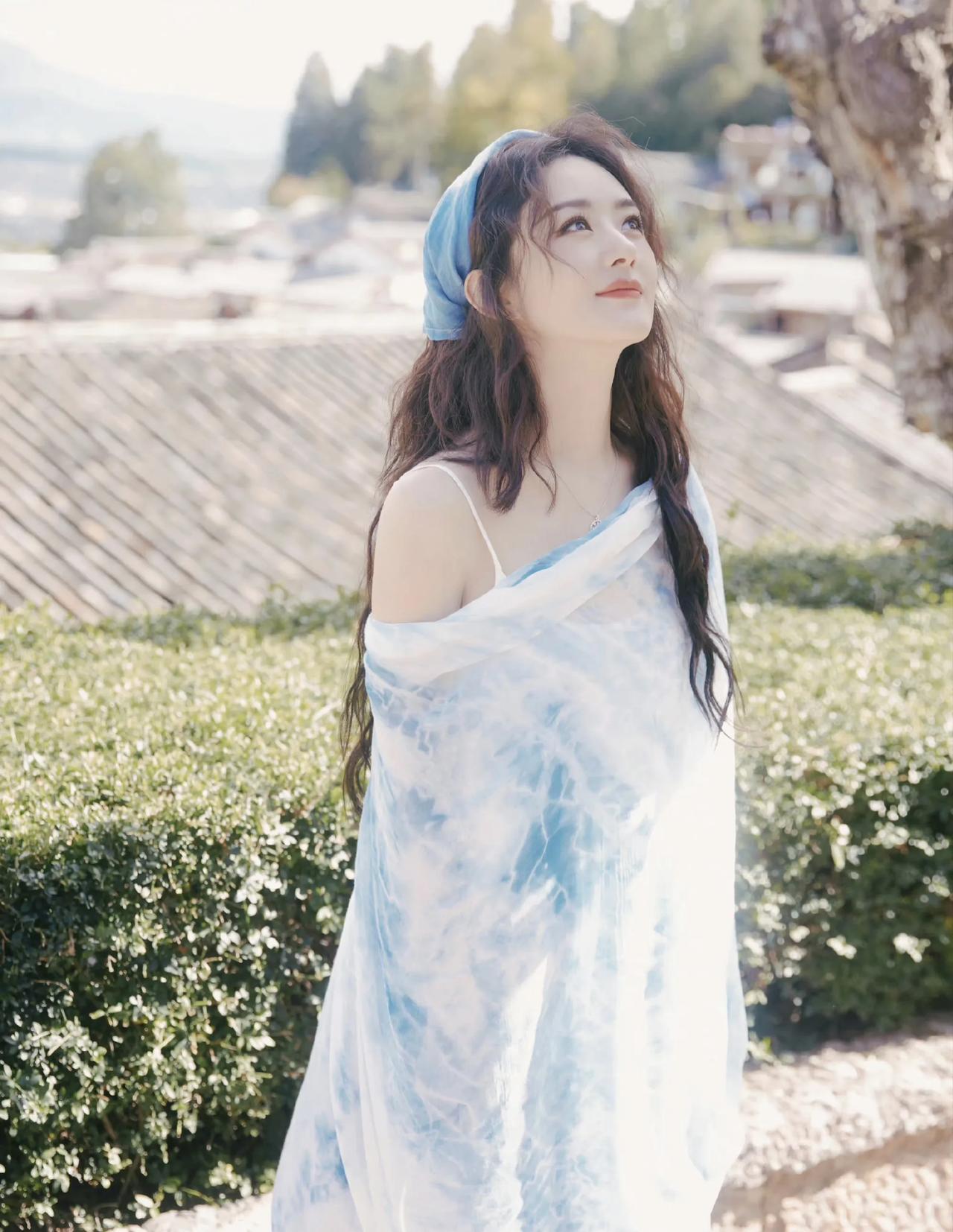 赵丽颖电影圈的发展目标是先接班舒淇，然后慢慢的有张曼玉的感觉，最后向章子怡巩俐看