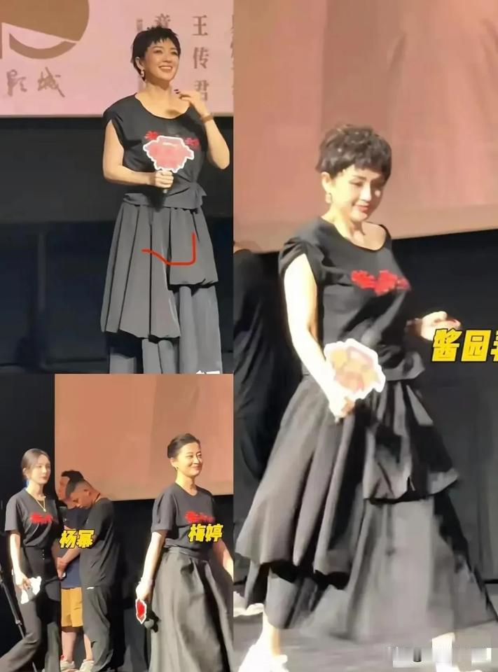 真是“没有对比就没有伤害”
圆润的章子怡和苗条时尚的杨幂相比显年龄，和大方优雅的