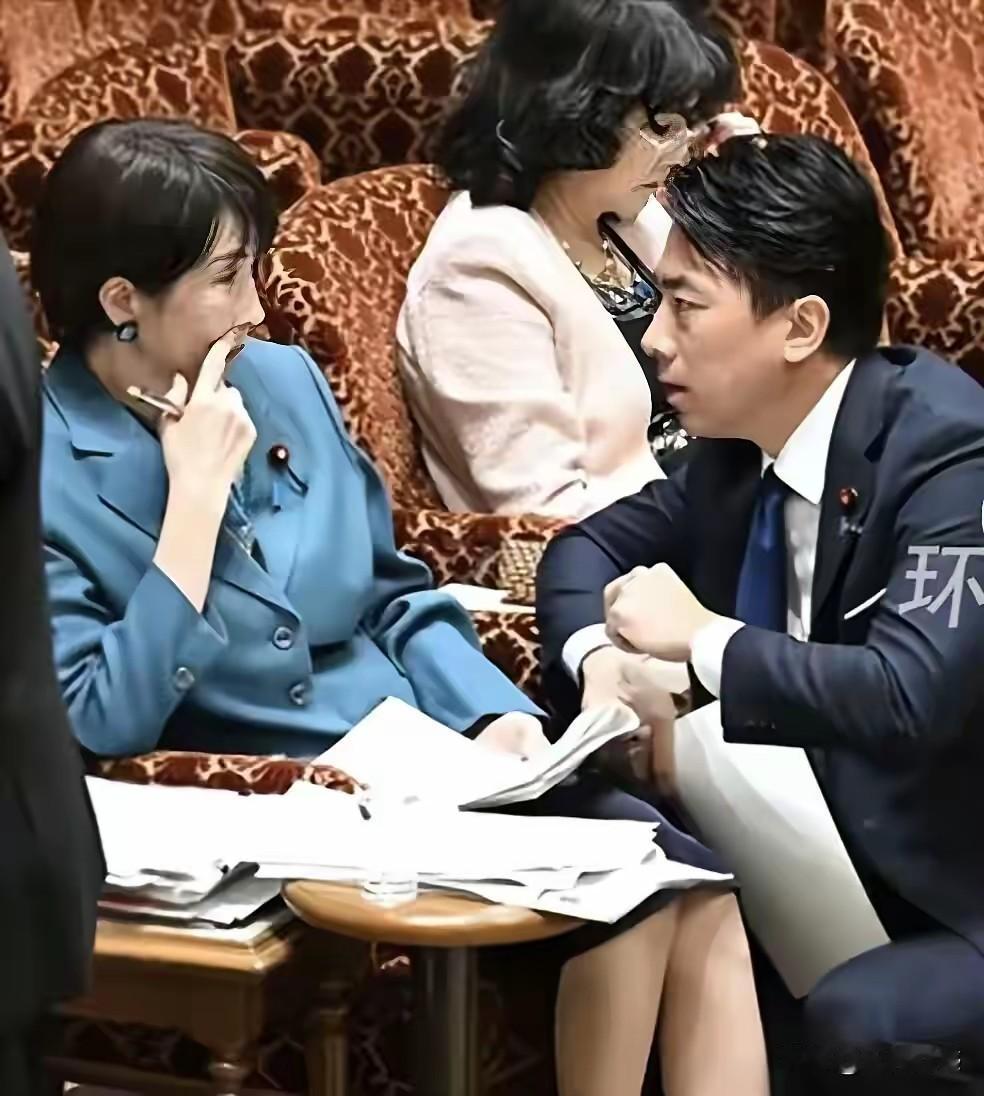 高市和小泉两个人在一起时的画面，感觉超越了一般的关系，人际交往有一个黄金法则，也