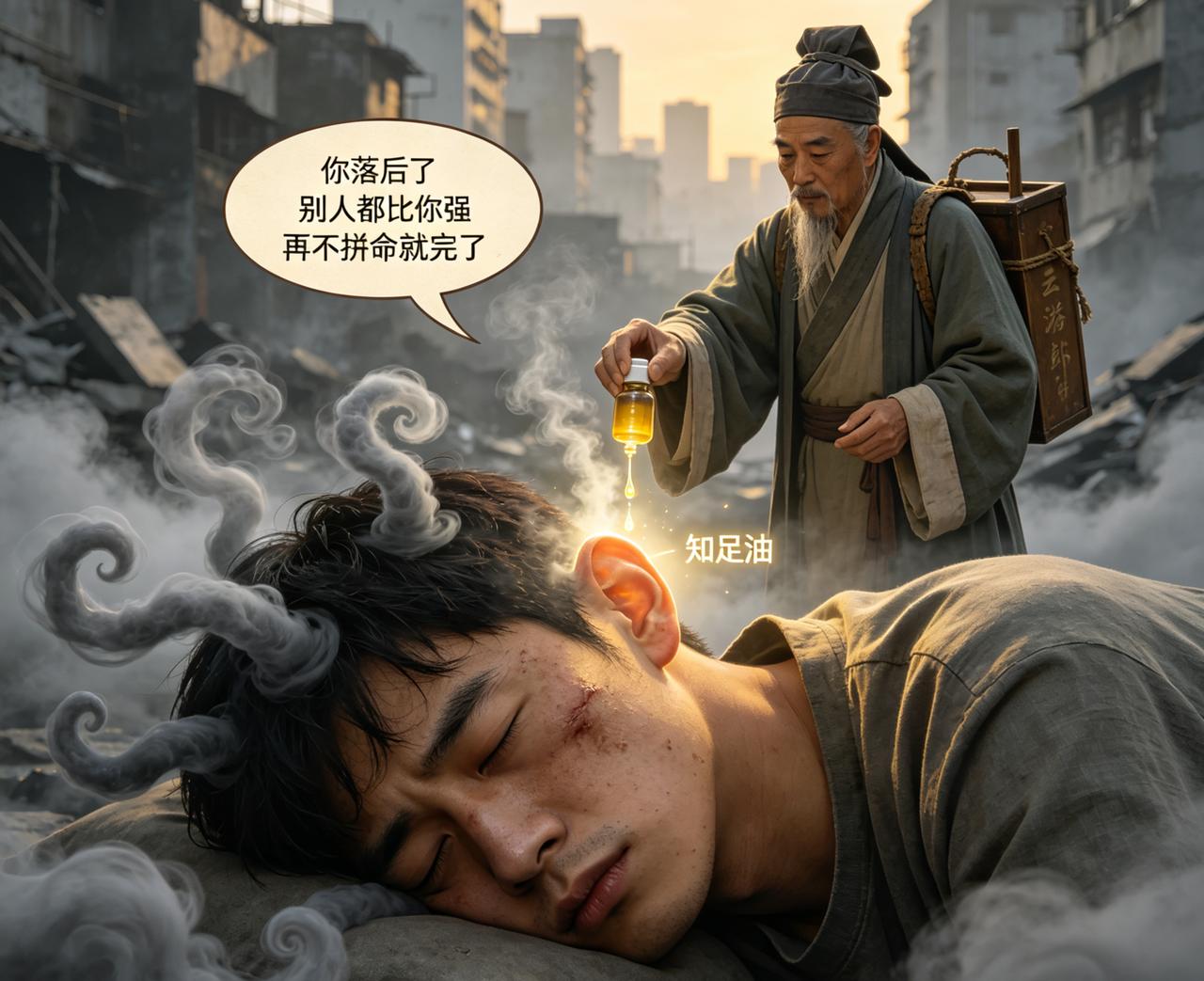 江湖怪谈•荒诞志150焦虑虫

有一种虫，无形无相，专钻人耳。它不咬人，只在人耳