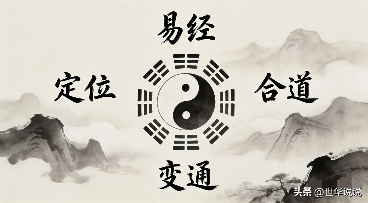 《易经》真正的智慧：先定位，再断吉凶，后懂变化

《系辞》开篇第一句就讲透：
天