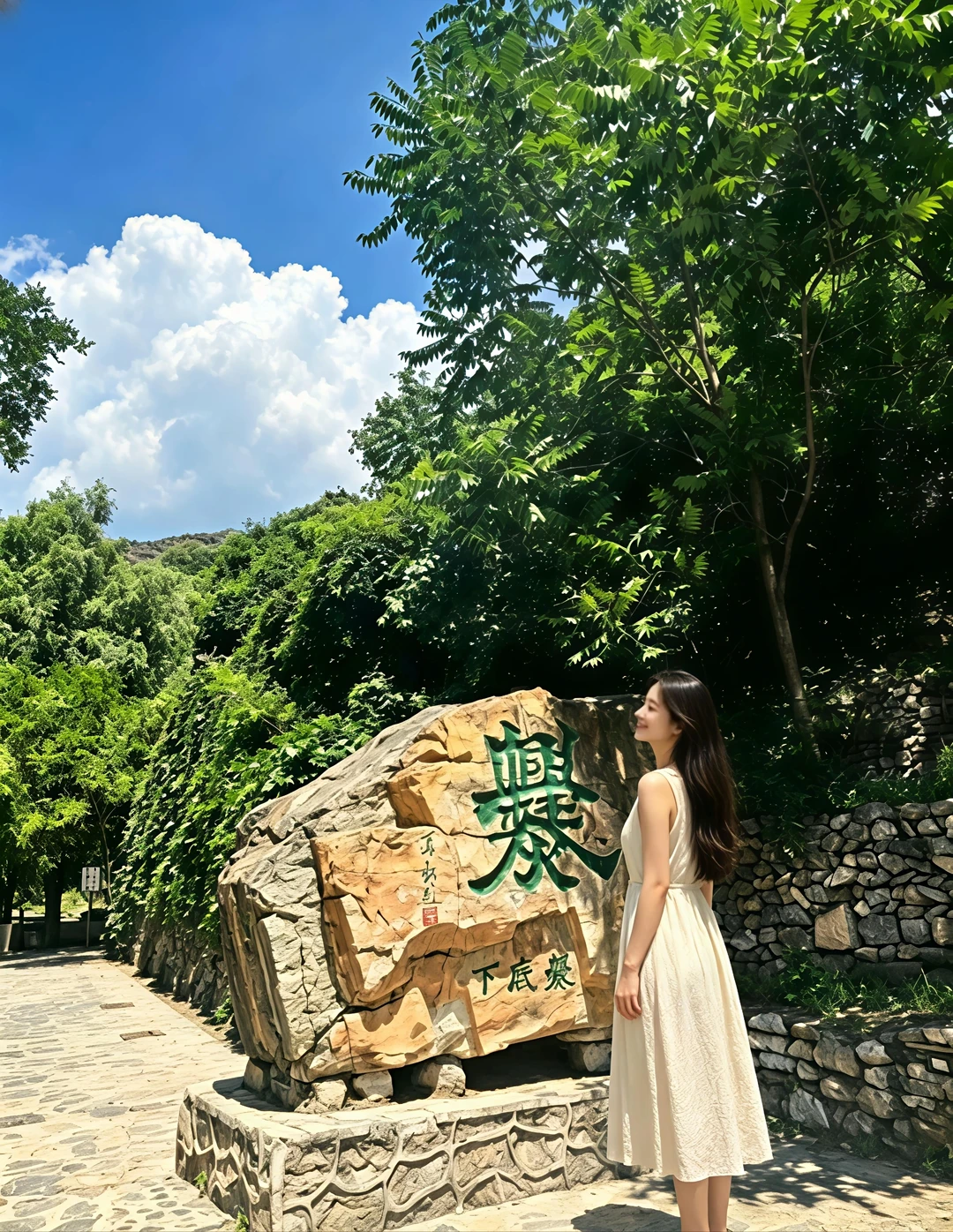 北京40℃🔥我却在京西峡谷里冻得穿外套