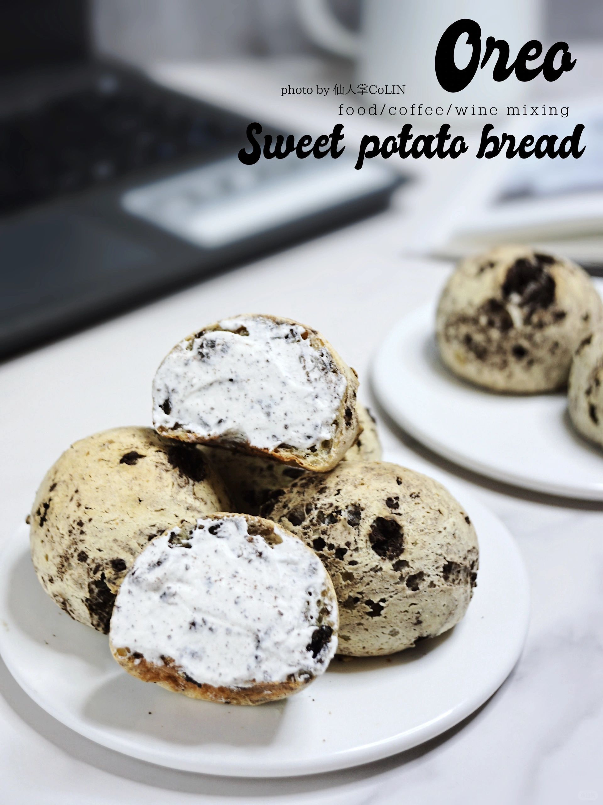 奥利奥麻薯球🧆挤满咸口奶油，好吃的停不下