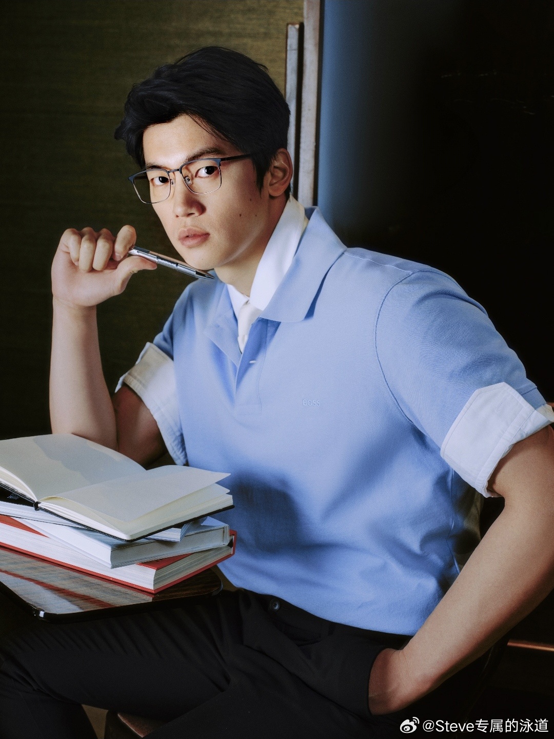 领间天地 游刃切换BOSS品牌代言人汪顺BOSS 2026春夏Polo系列大片B