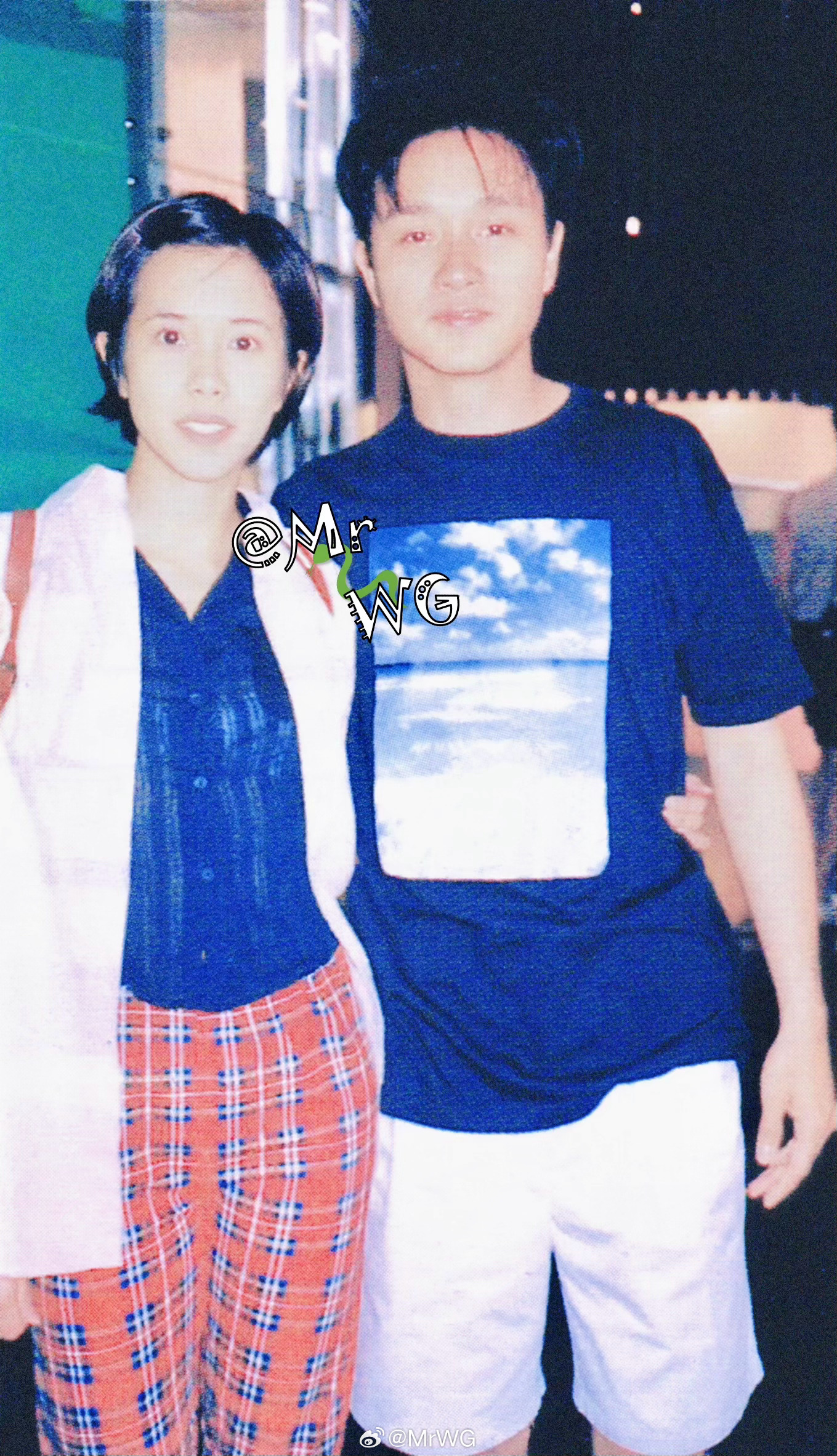 张国荣[超话]独家扫描 她最崇拜的Uncle Leslie——1996年，拍摄【