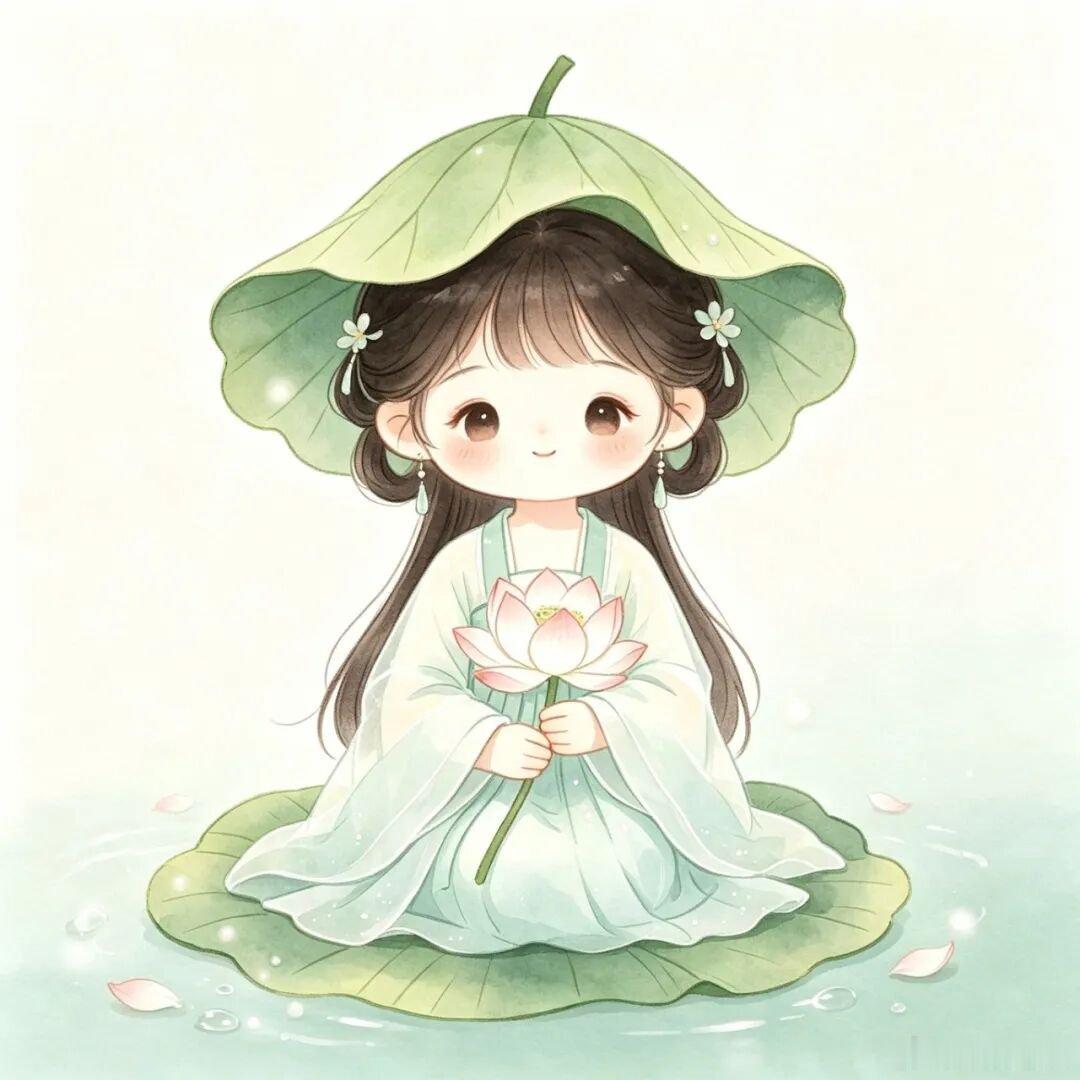 "荷"气生财 好运"莲莲"  精美头像壁纸套图 