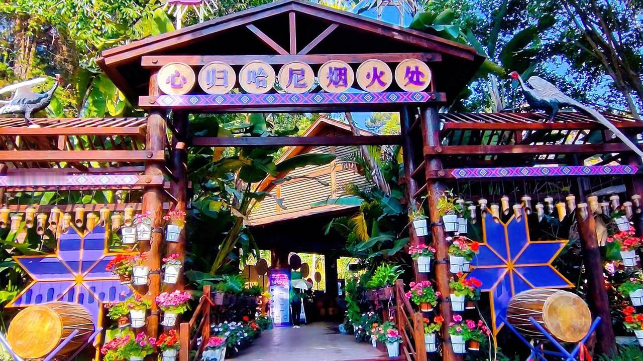 鲜花铺满路的治愈系餐厅，这氛围感绝了！🌸推开店门就被满室花香包围，连梁柱都萦绕