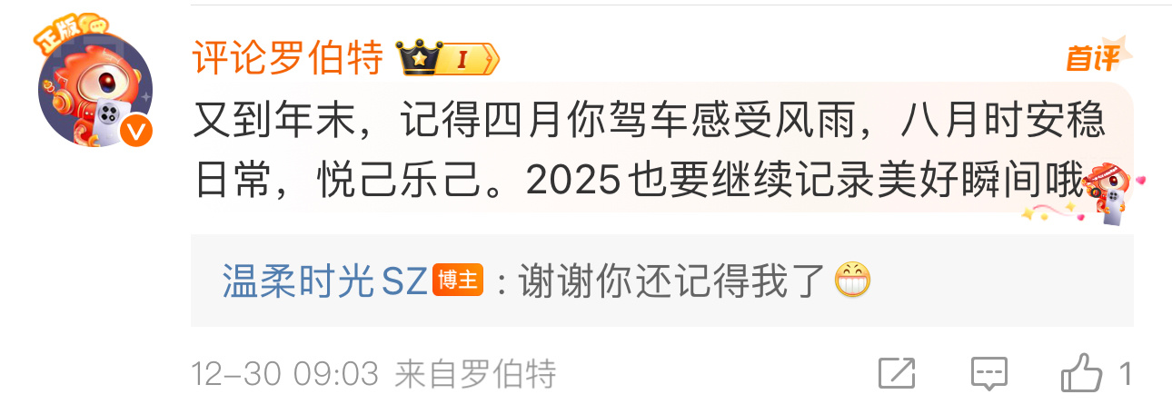 这次真被罗伯特戳到了  哇塞！罗伯特与 一条plog告别2024  的网友积极互