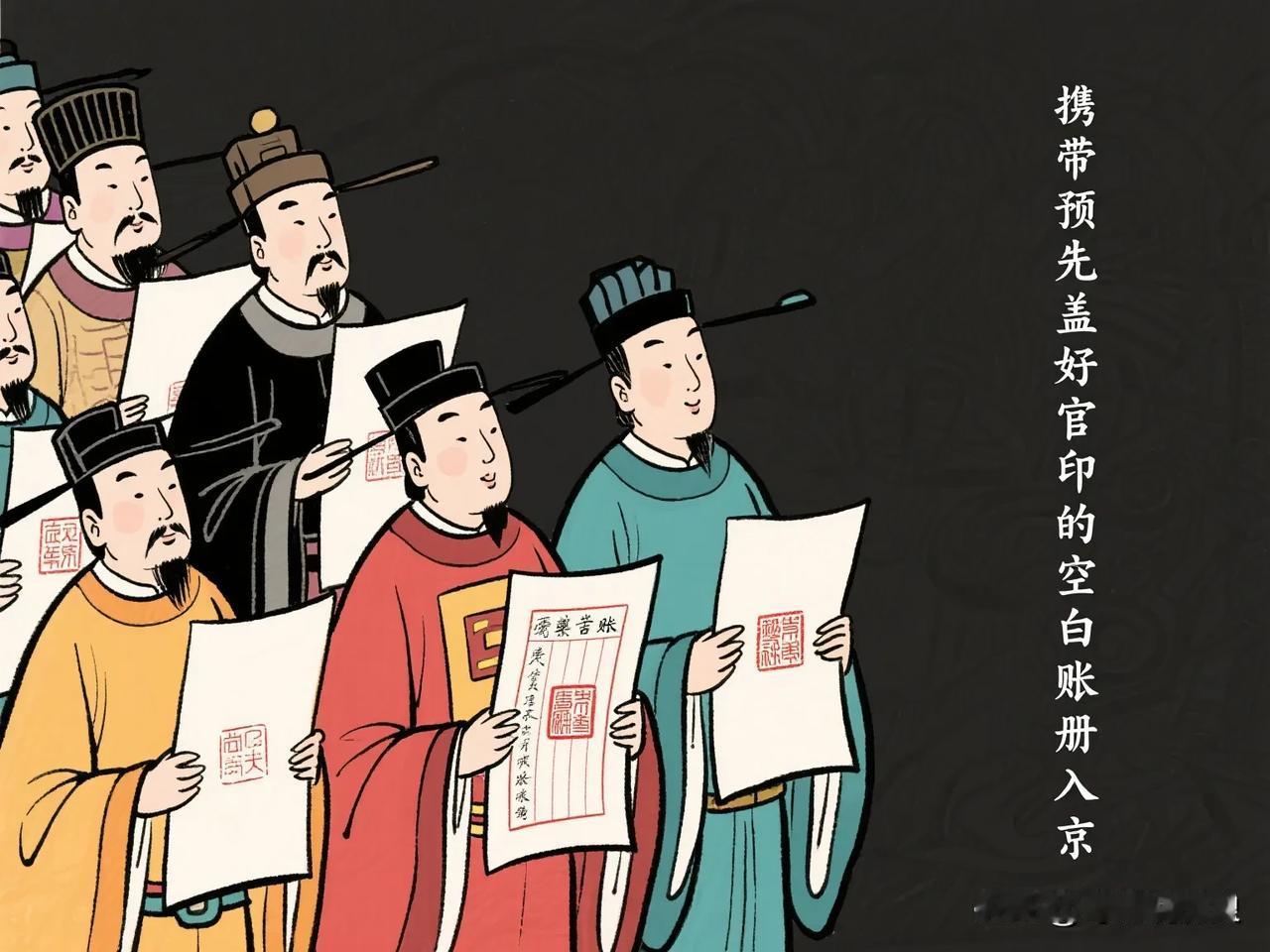 洪武九年，一位信使在驿道上快马疾驰，他怀中裹着几本盖着鲜红官印却内容空白的账册。