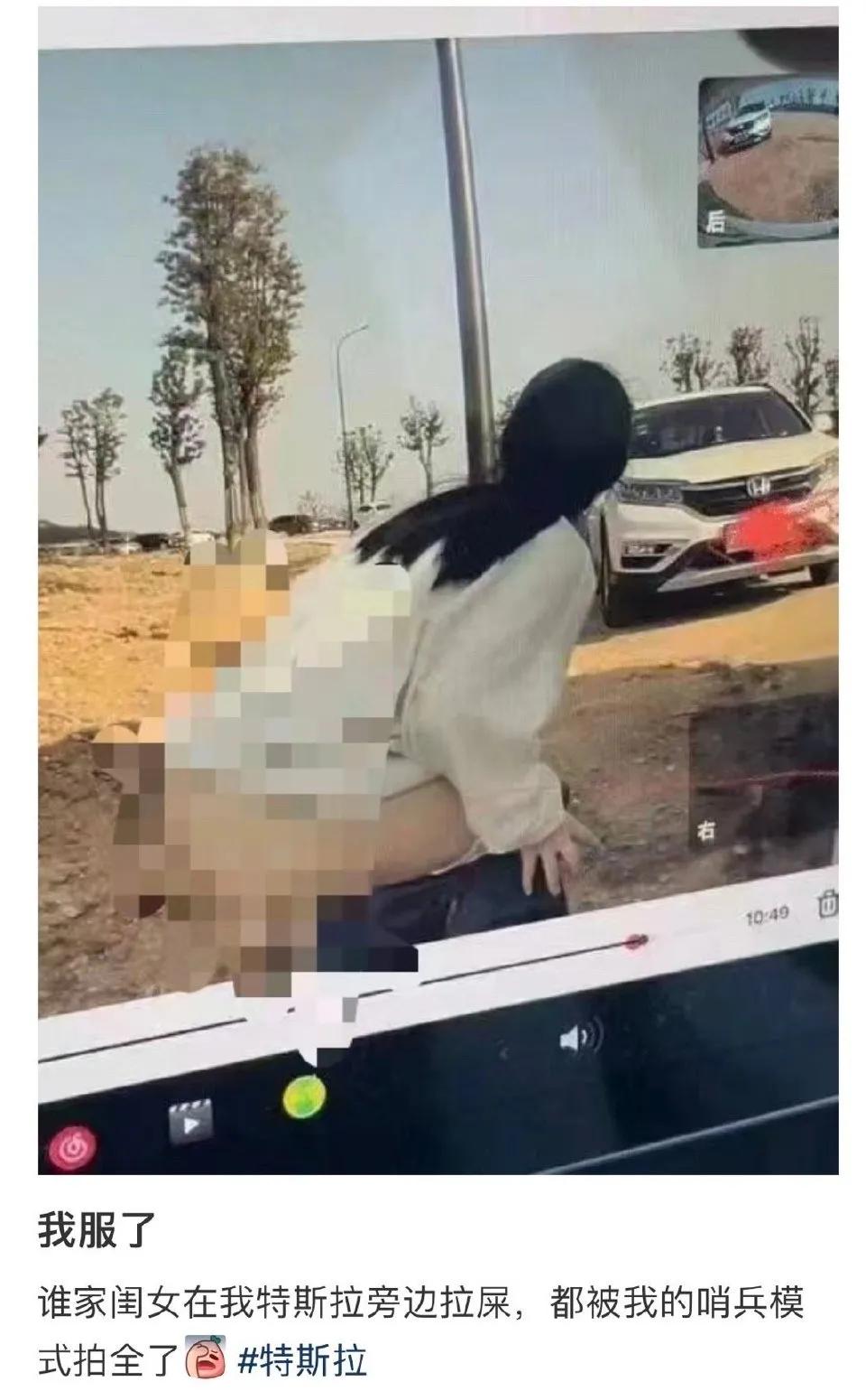 特斯拉的哨兵模式确实狠，但是这女的也挺没脑子的……#王健林再卖一线城市万达广场#