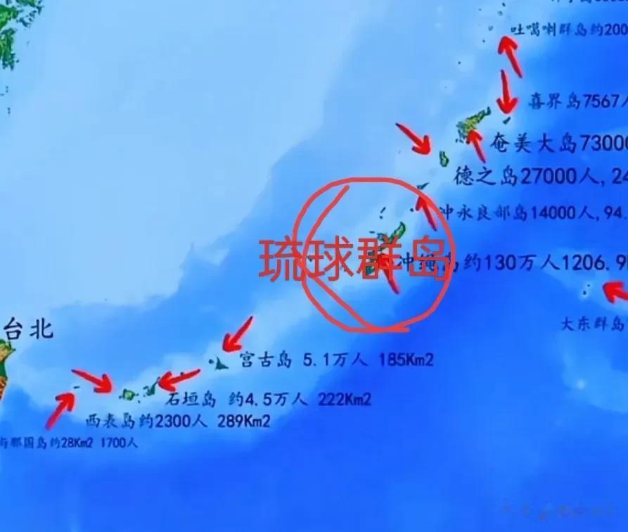 自明朝以来至清朝作为中国藩属国的琉球王国，在1879年，日本宣布琉球废藩设县，改