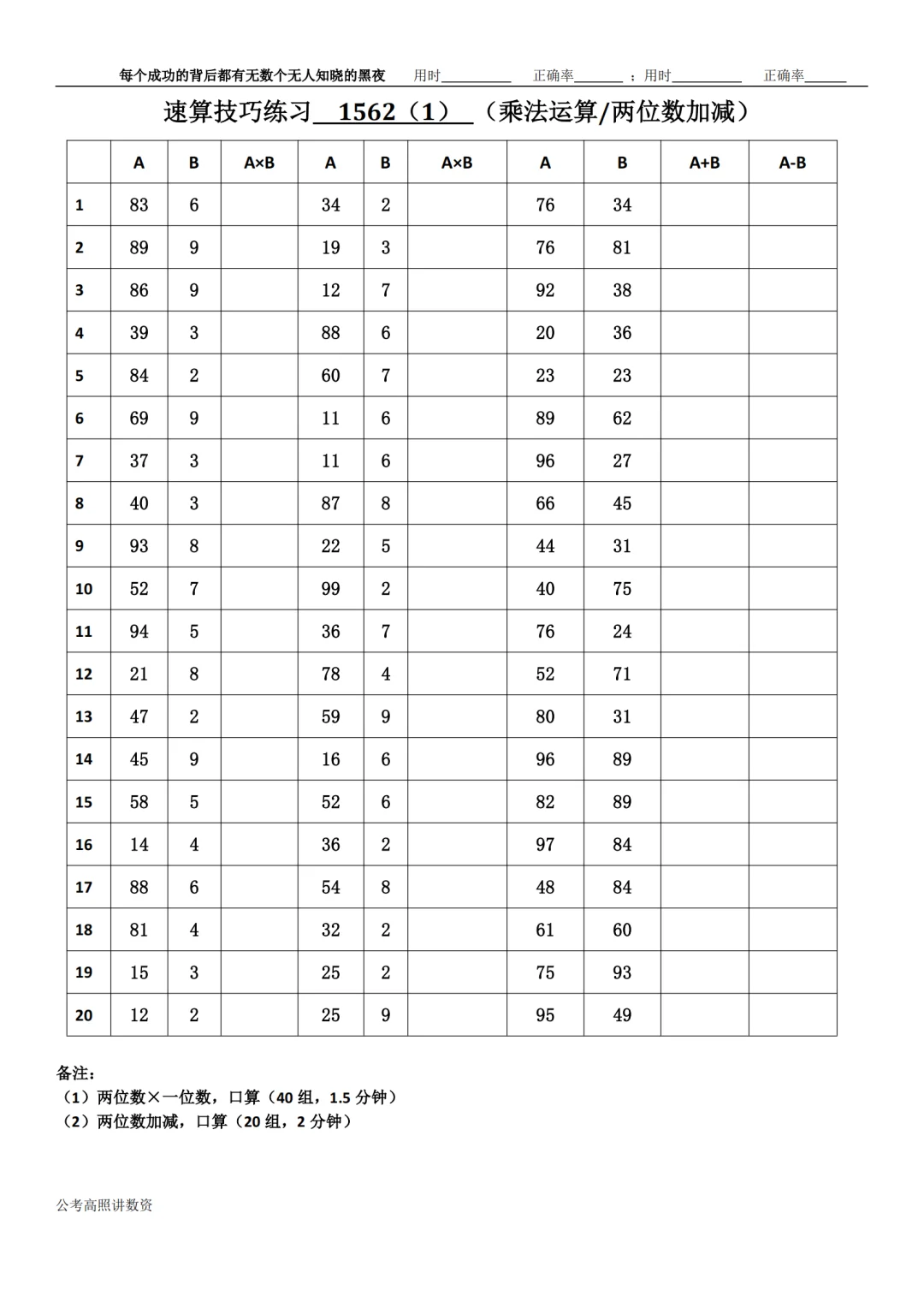 资料分析速算练习1562