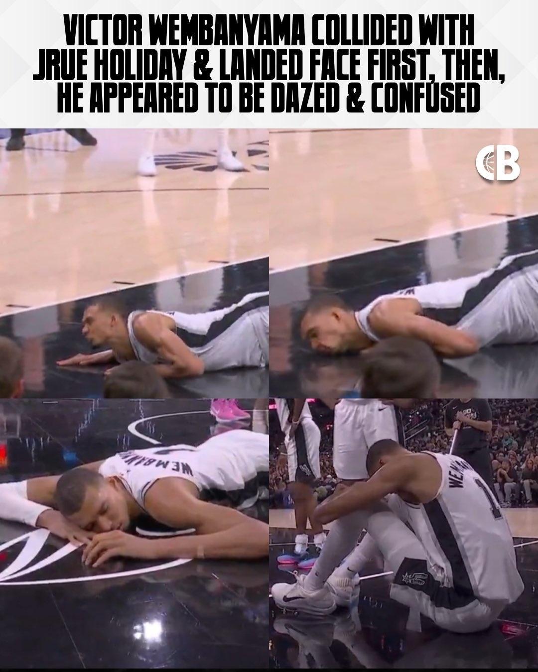 NBA 文班亚马这确实令人担忧……最好的情况是，他只会缺席G2剩余的比赛。根据具