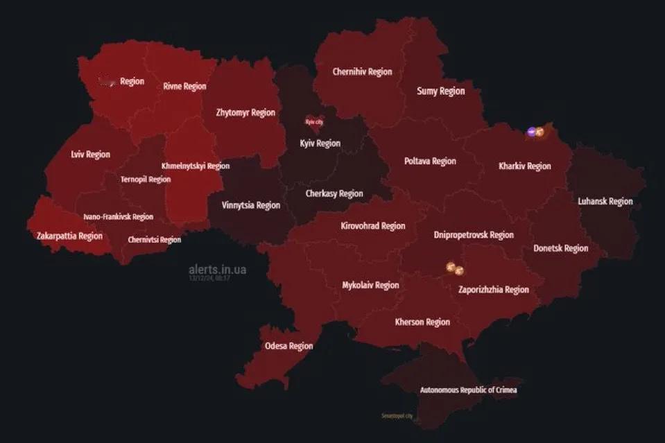 快讯未经证实：据报道俄罗斯导弹袭击了乌克兰全境

报道称敖德萨发生爆炸并发生针对