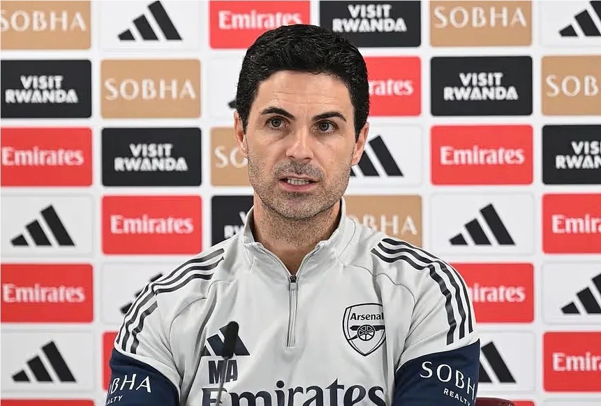 英联杯决赛，阿森纳将对阵曼城。赛前，阿森纳主教练阿尔特塔出席了新闻发布会，介绍了