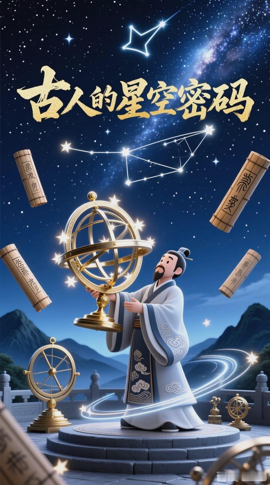 古天文学本质上是农耕文明的生存底层逻辑。它并非盲目崇拜，而是通过星图构建的一套精