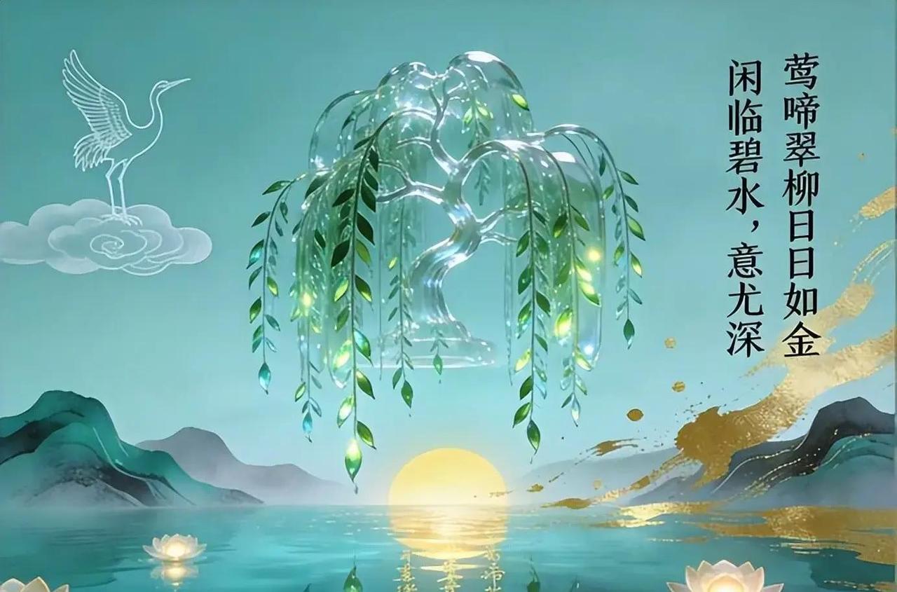 在春风拂面的季节，一副对联竟用“蝶恋芳丛”与“莺啼翠柳”制造出情感与景色的极致反