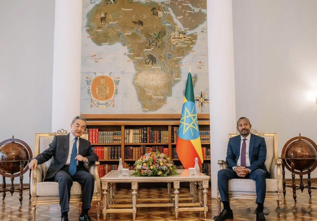 亚的斯亚贝巴当地时间1月8日，王毅外长同埃塞俄比亚总理会面。