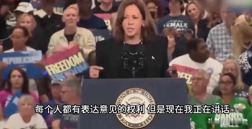 美大选进入倒计时了，可一向笑意难掩的哈里斯这一次却笑不出来了。

在这一次演讲中