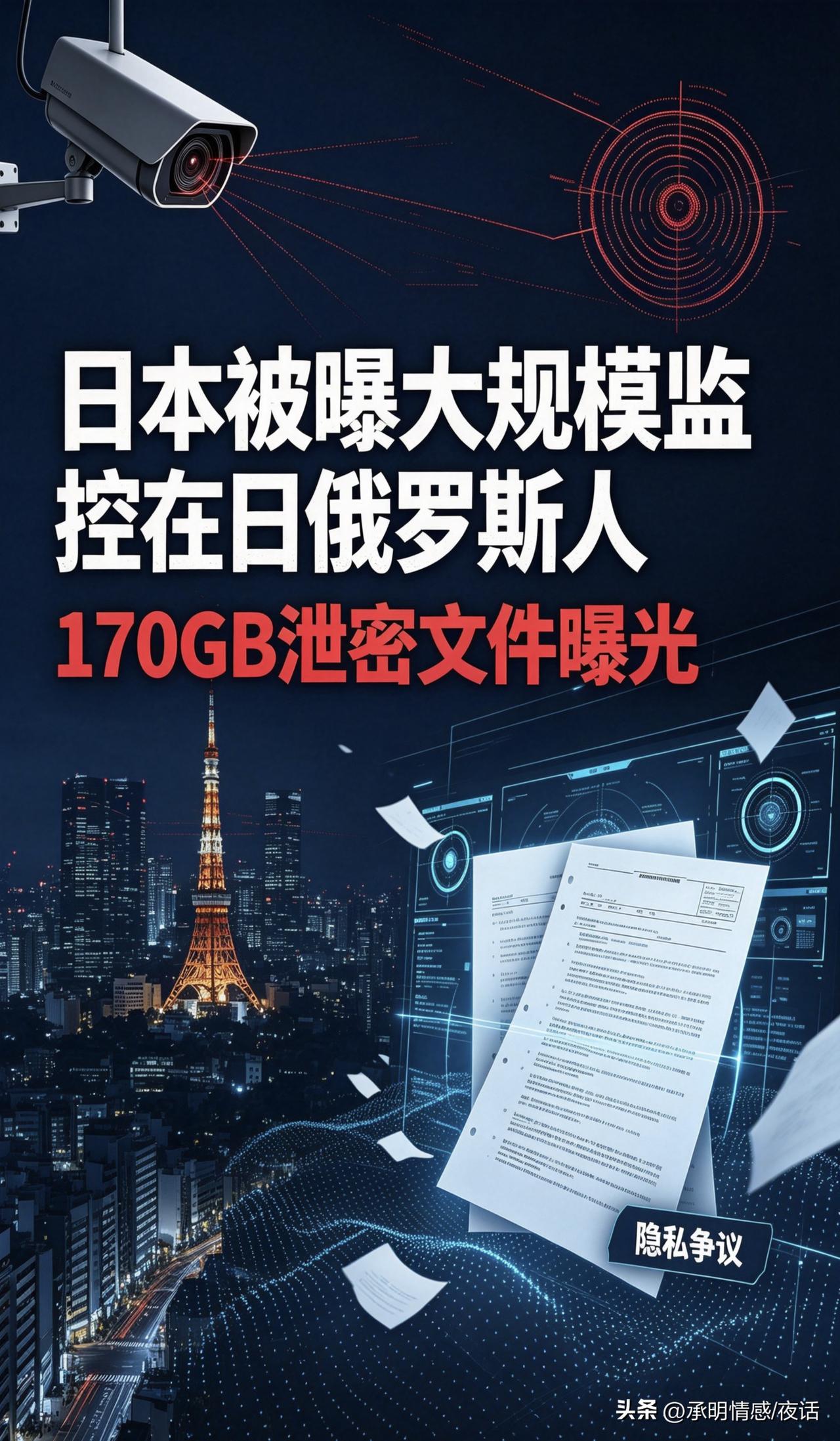 日本大规模监控在日俄罗斯人

重磅泄密文件曝光！日本被曝出大规模监控在日普通俄罗