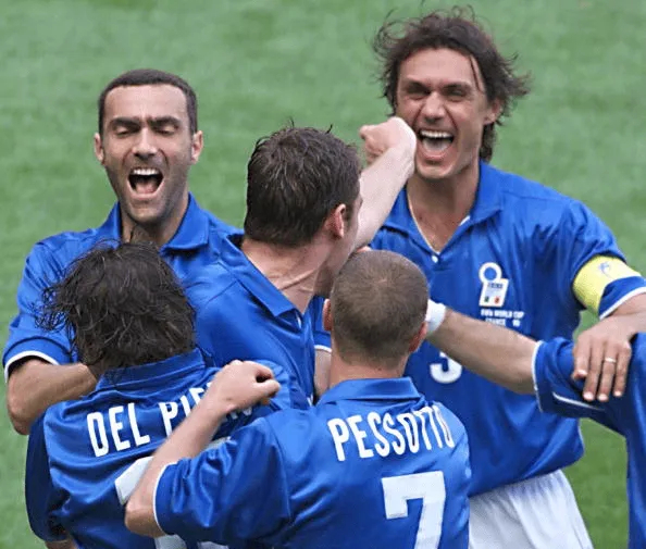 和挪威一样，奥地利队史上一场世界杯也是98年vs意大利