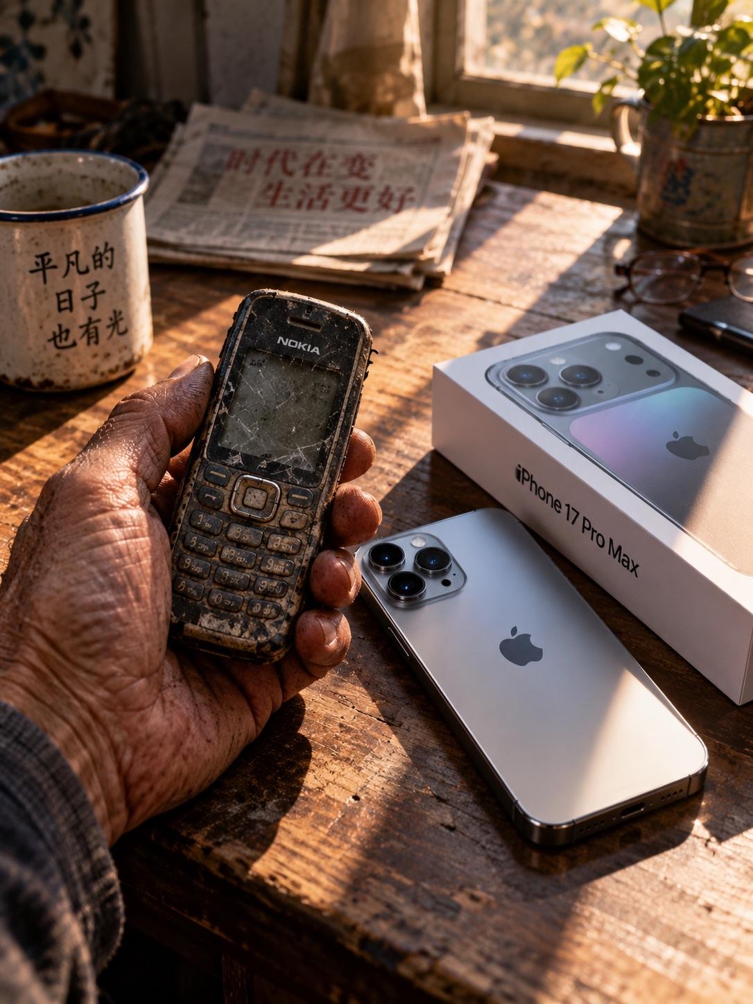 捐了五年，看到她手里的iPhone 17 Pro Max，手抖了一下。

甘肃嘉