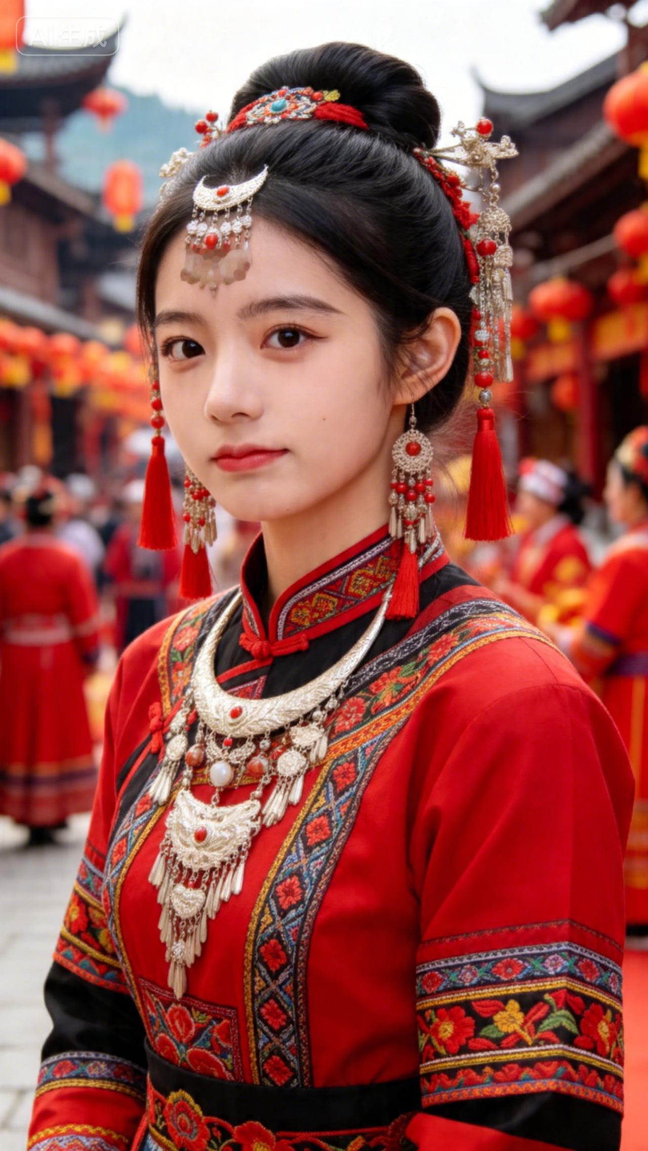 惊艳的汉服少女，古风韵味十足！古典汉服美人