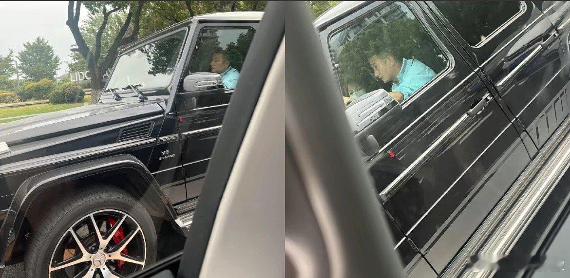 网友偶遇文章开着大G外出，副驾驶还有个女生 ​​​