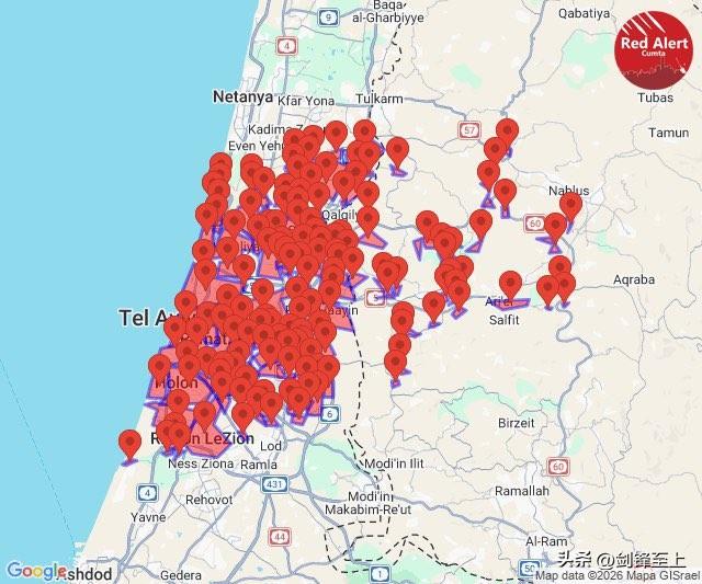兄弟们，太感人了
特拉维夫时间才三点多
伊朗就用导弹叫他们起床了