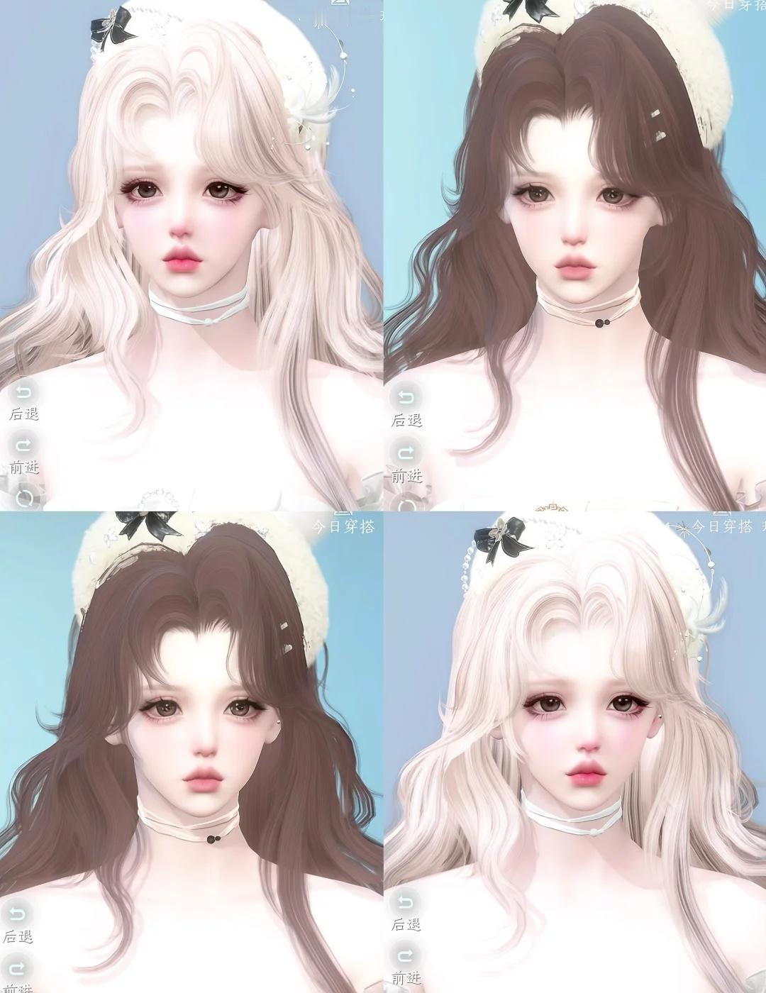 【限面】韩剧女主 ❣︎ 双妆
预告～明天发
逆水寒手游 逆水寒手游捏脸 逆水寒捏