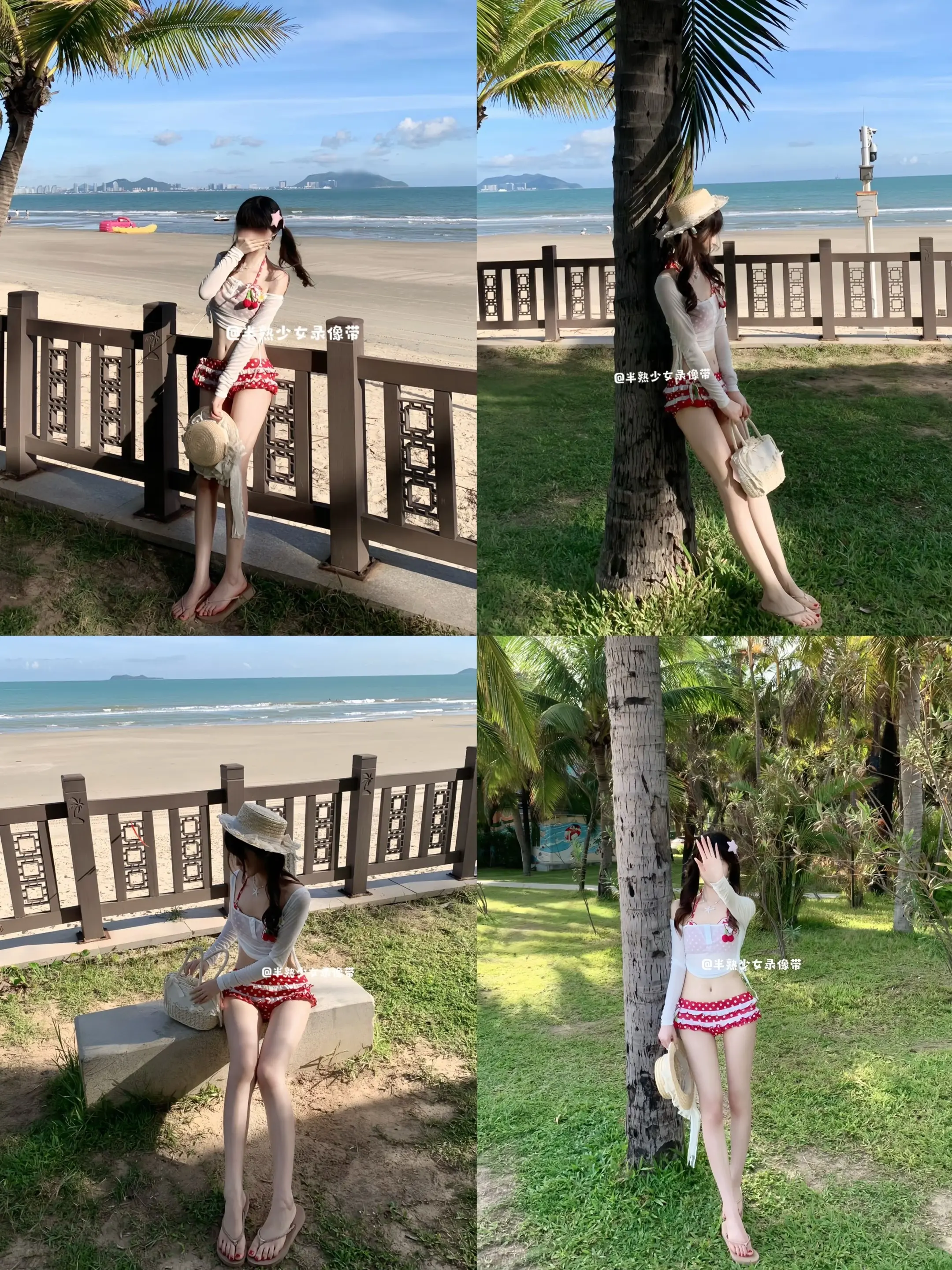 闺蜜 我们在海边就这样美美出片🍒。