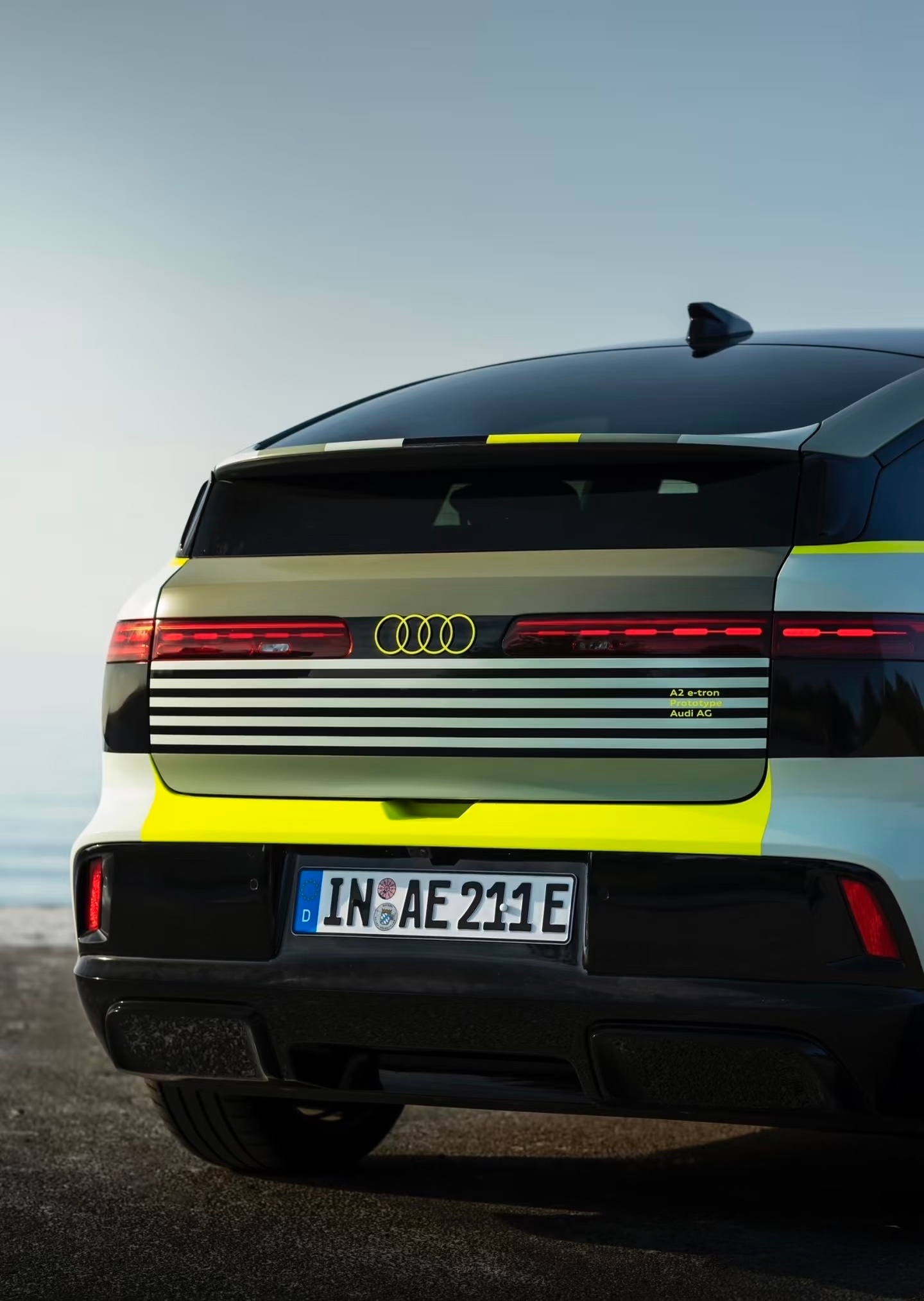 奥迪A2 e-tron 伪装路试，造型有点缩小版理想 i6 的意思了大v聊车